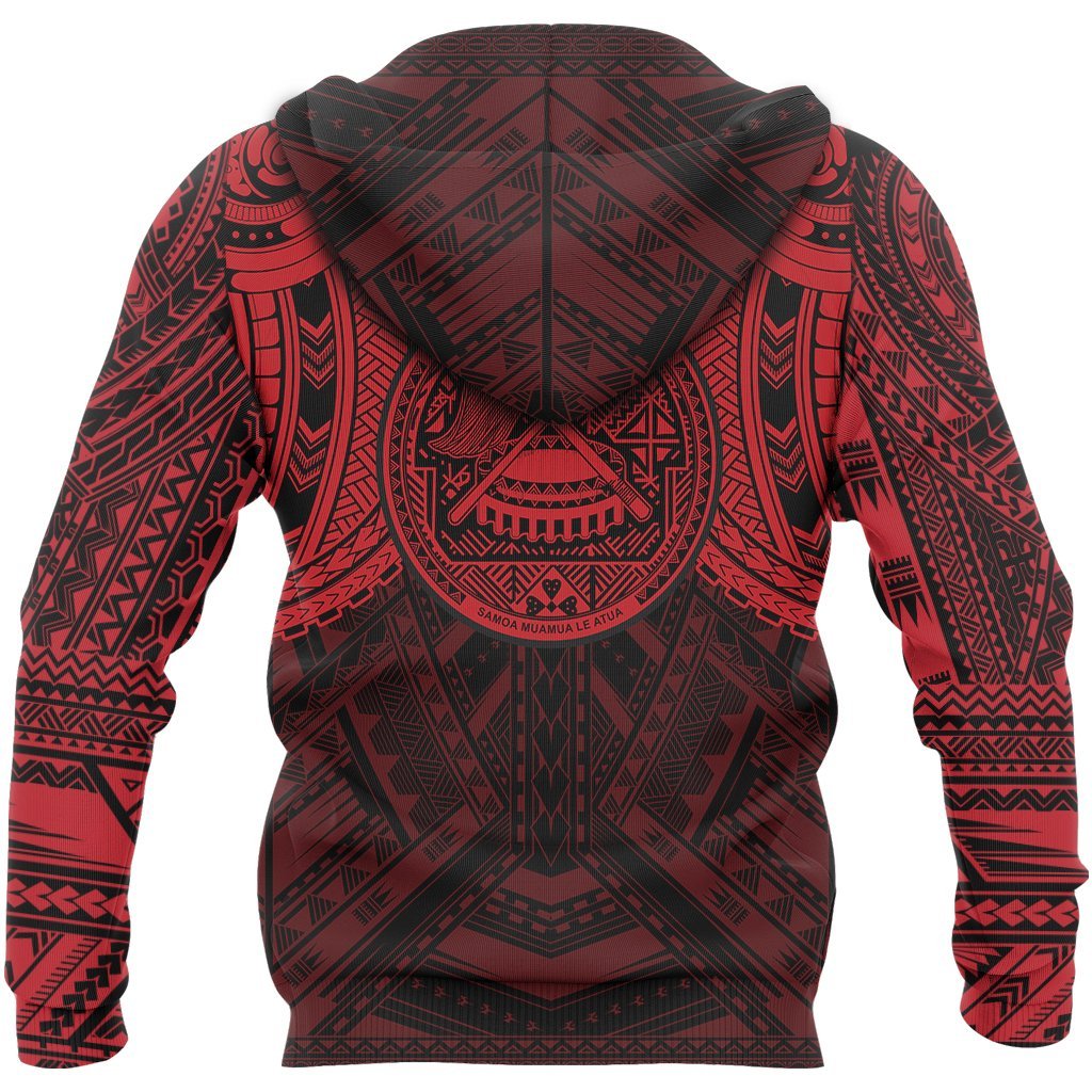 American Samoa Spirit Hoodie (Red) - Vibe Hoodie Shop