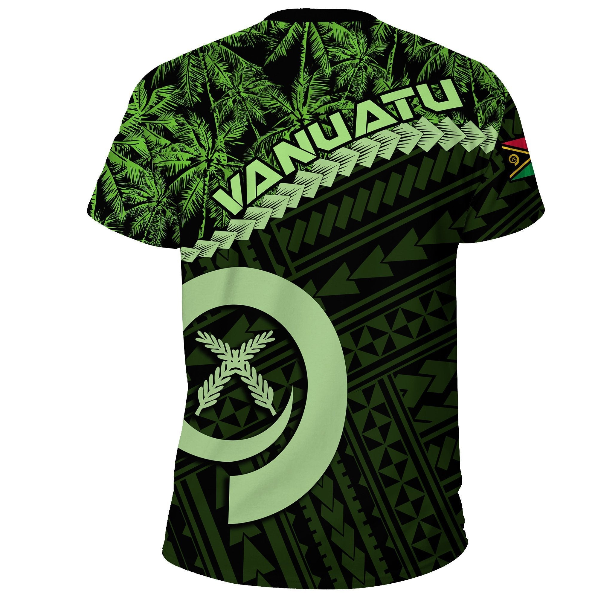 Vanuatu T shirt Green Coconut - Vibe Hoodie Shop