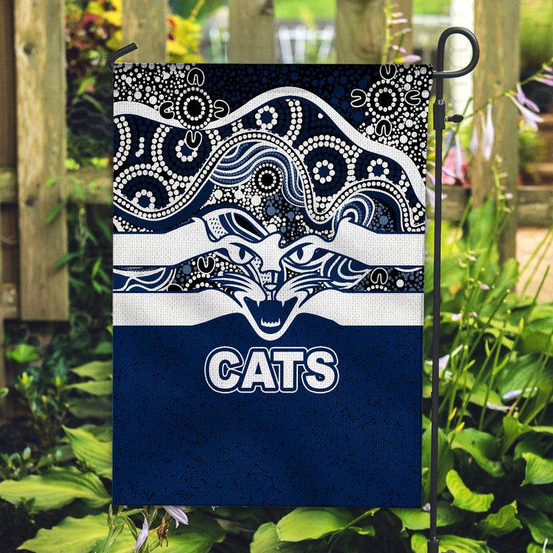 Geelong Cats Indigenous Basic Style Flag - Vibe Hoodie Shop