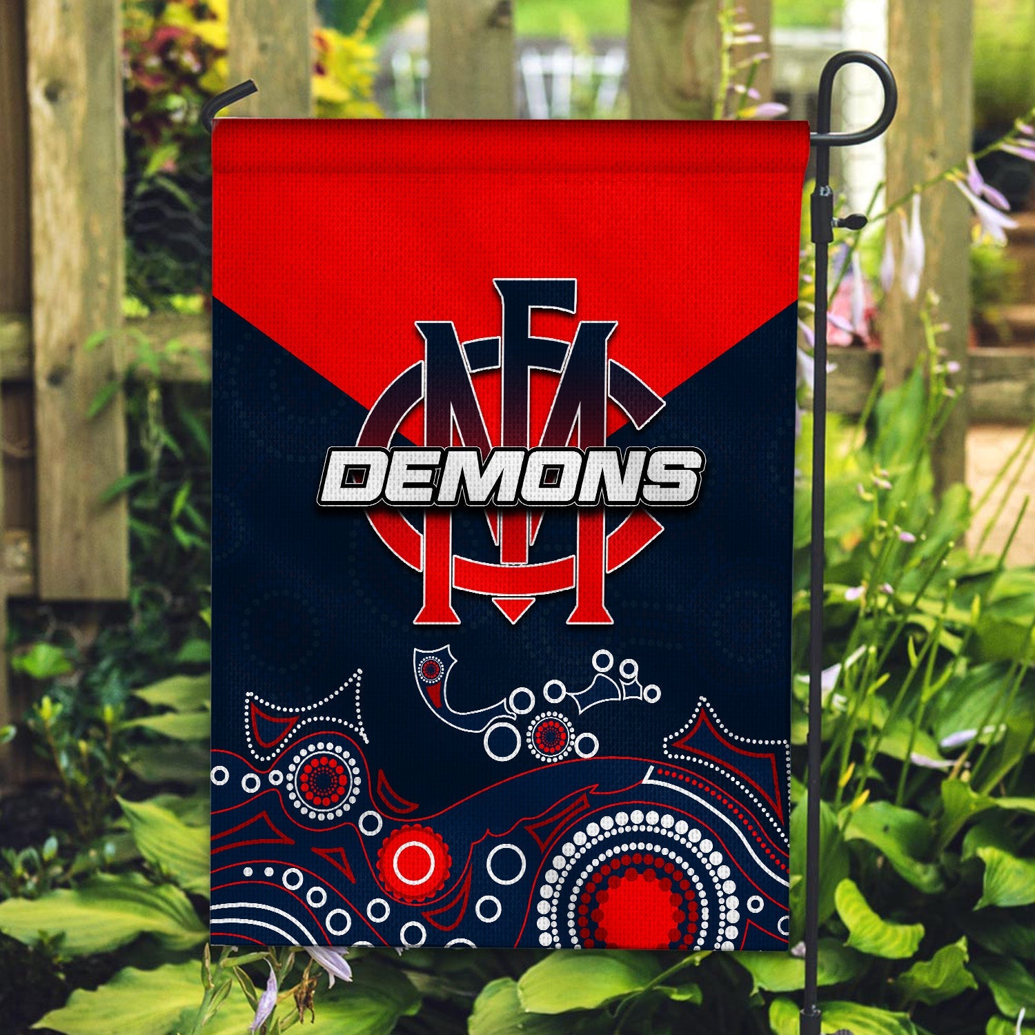 Demons Flag Aboriginal Simple - Vibe Hoodie Shop