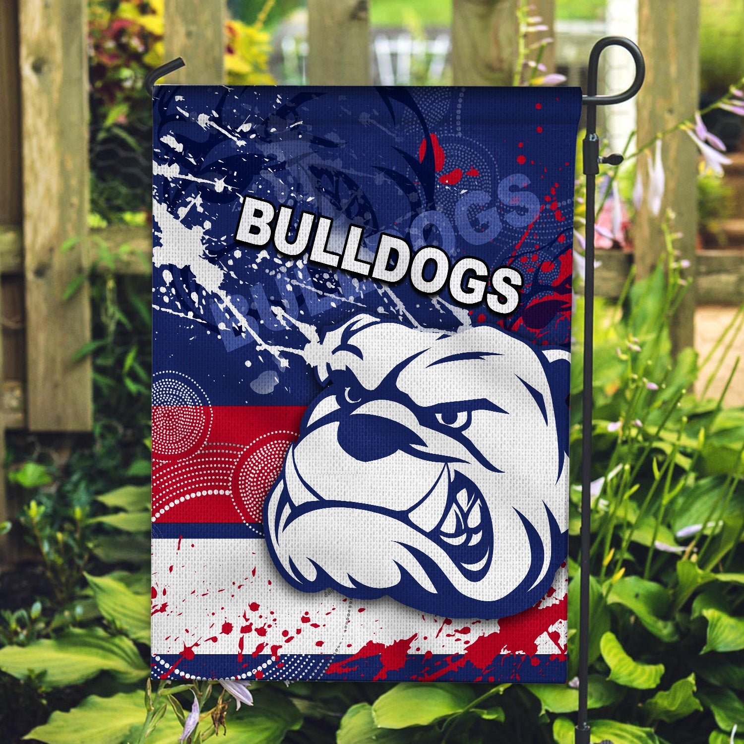 Western Bulldogs Flag - Vibe Hoodie Shop