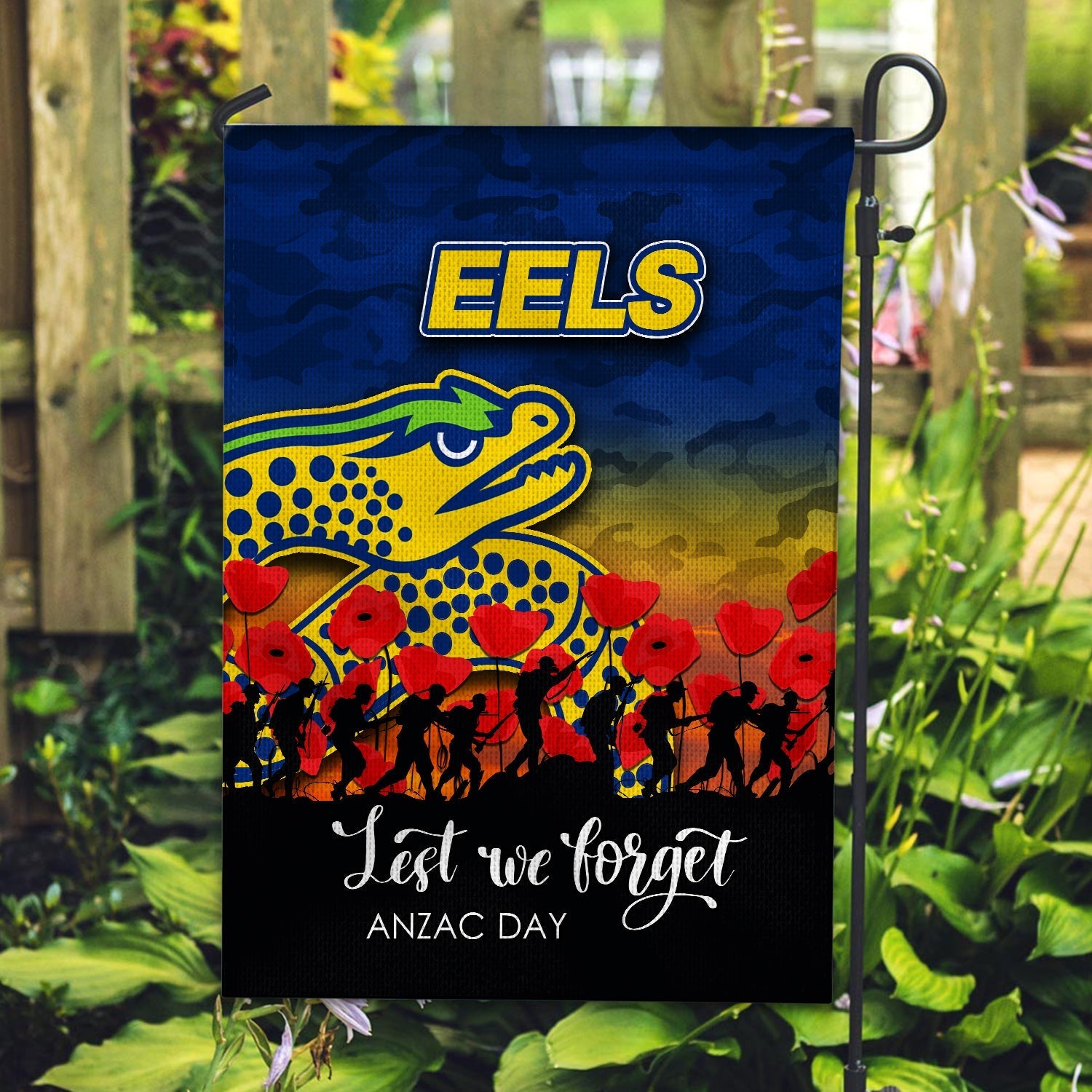 Eels ANZAC Day Army Flag - Vibe Hoodie Shop