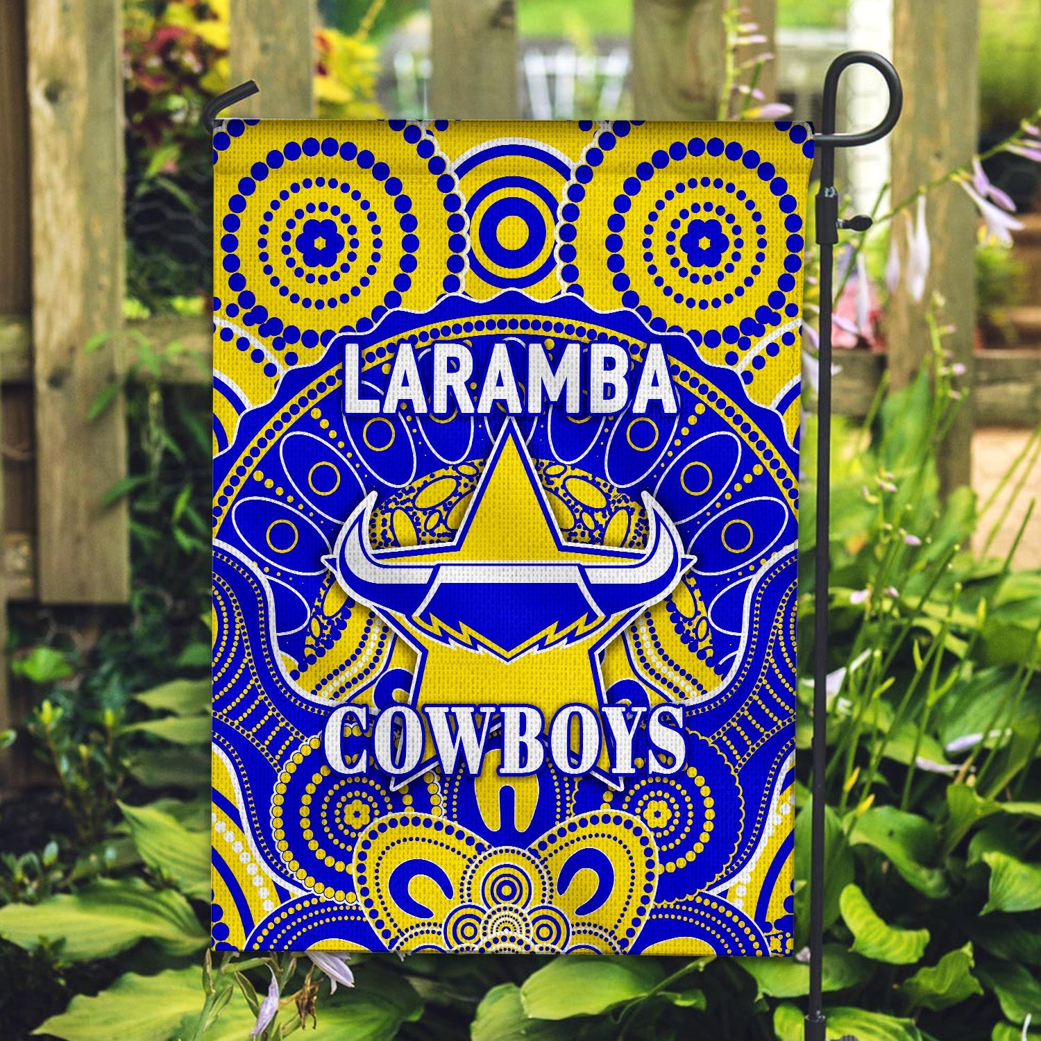 Laramba Cowboys Football Club Flag Indigenous Style - Vibe Hoodie Shop