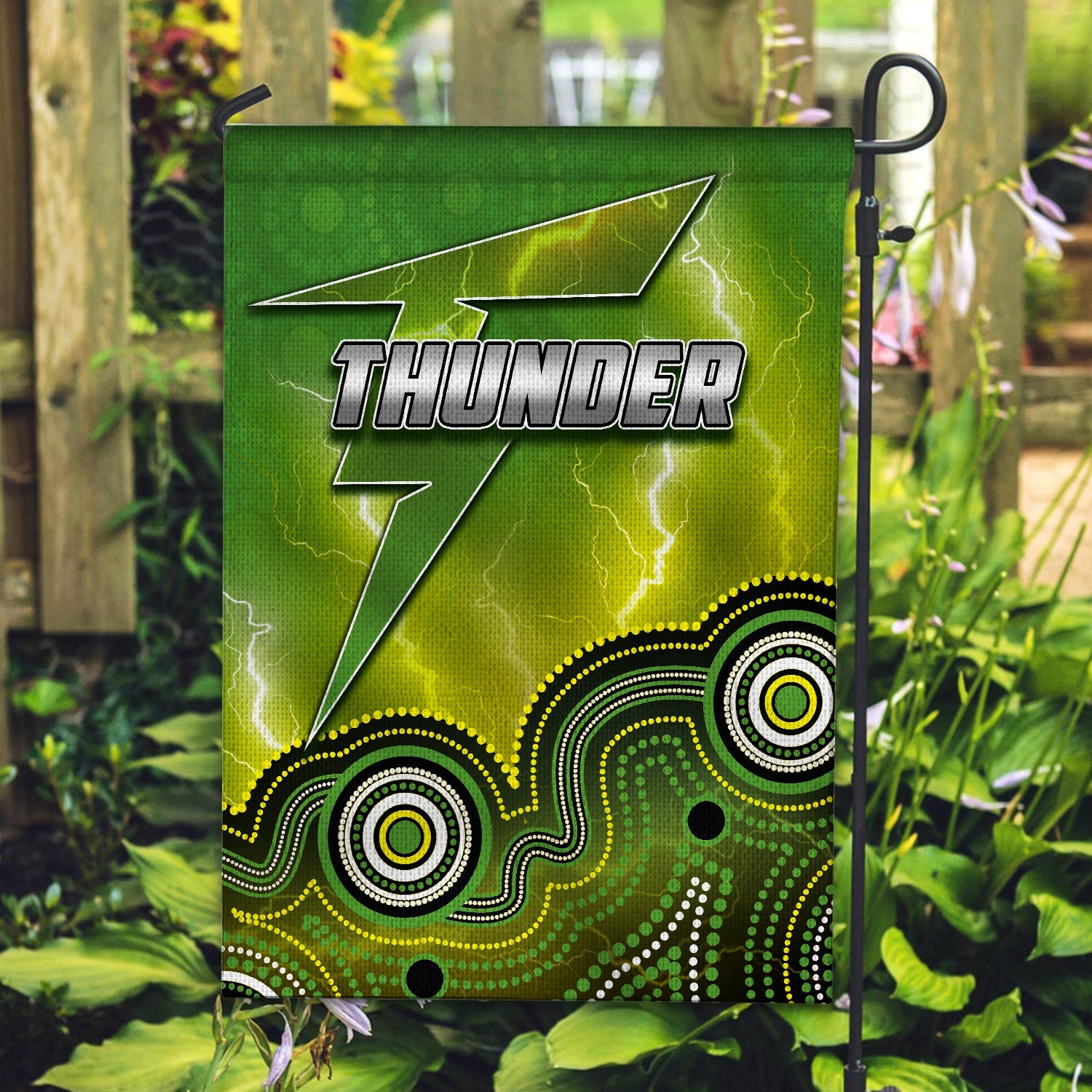 Sydney Thunder Flag Cricket Aboriginal Style - Vibe Hoodie Shop