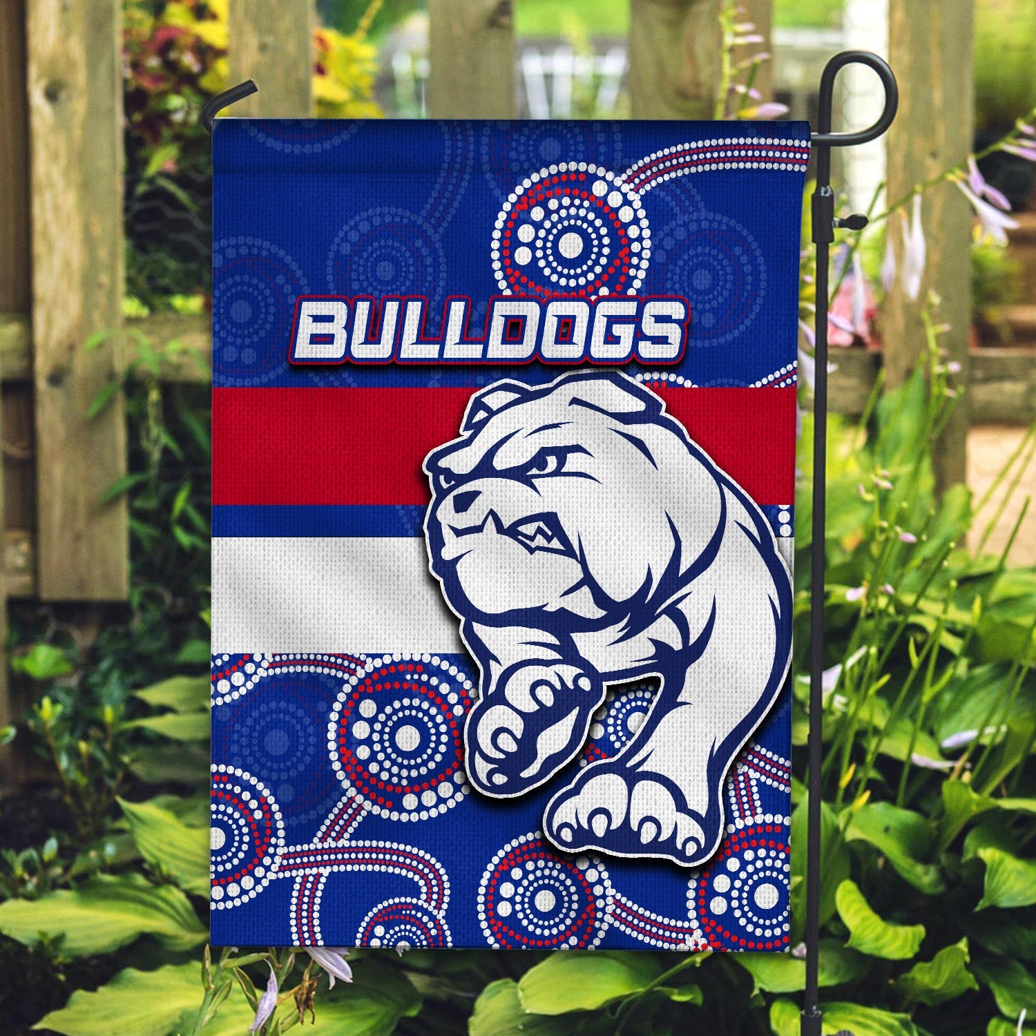 Western Bulldogs Flag Aboriginal - Vibe Hoodie Shop