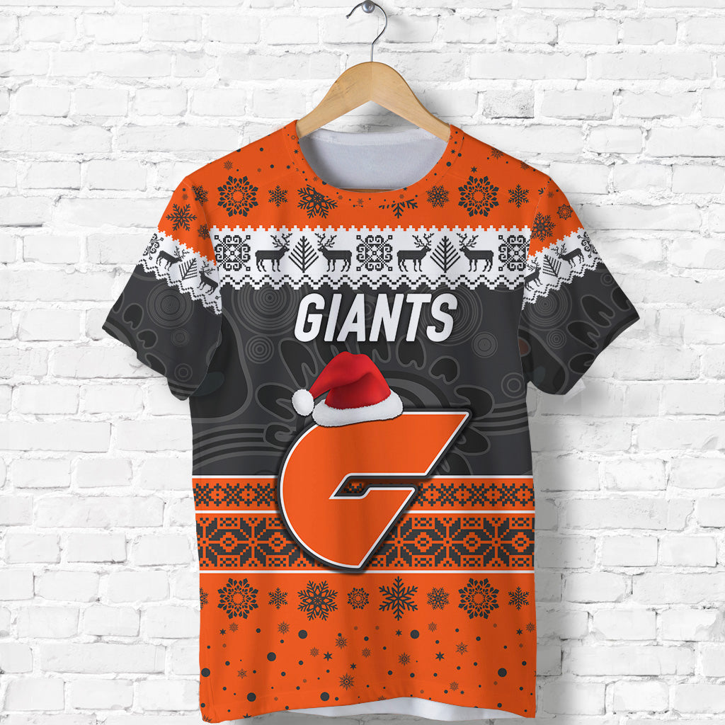 (Custom Personalised) Greater Western Sydney T shirt Giants Christmas Simple Style - Vibe Hoodie Shop