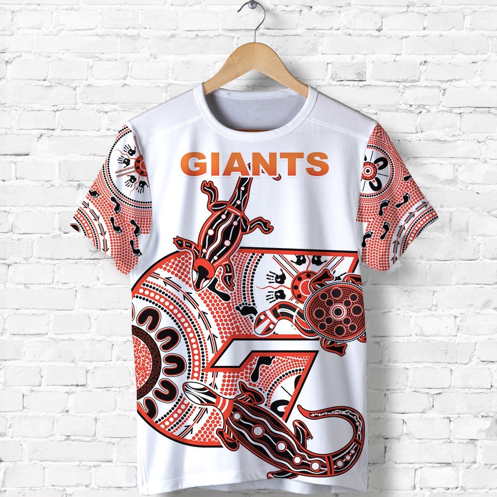 GWS Giants T shirt Simple Indigenous - Vibe Hoodie Shop