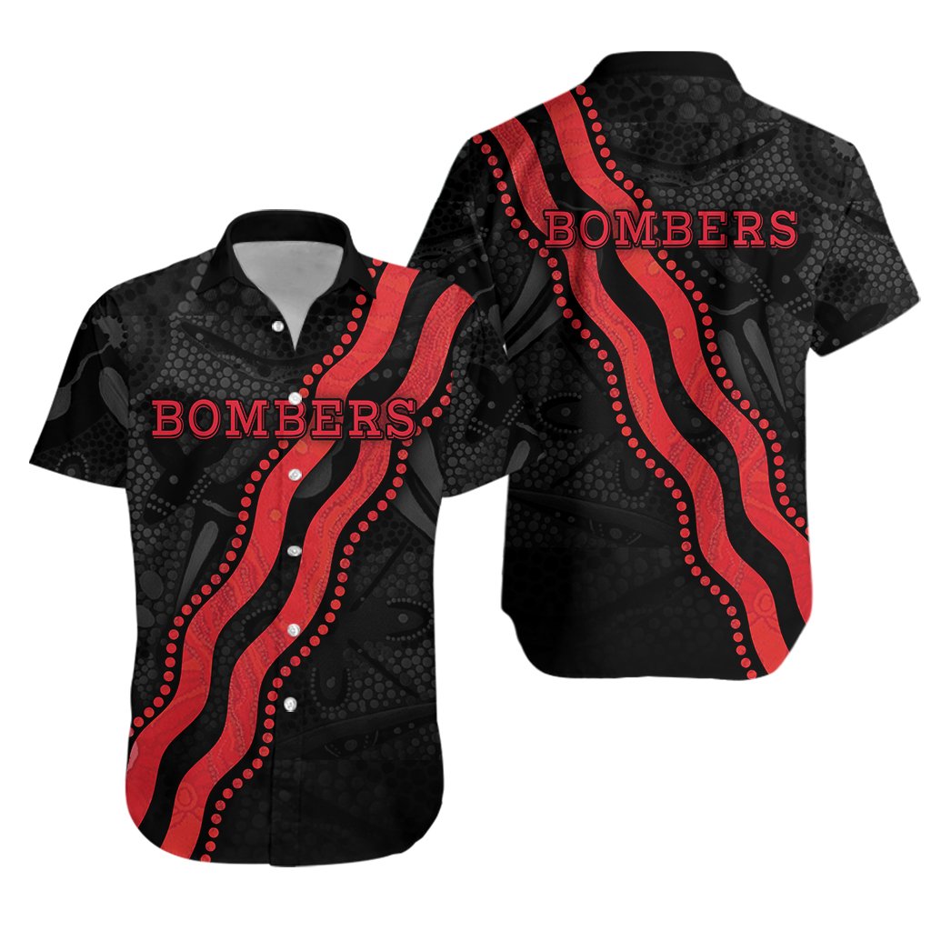 Bombers Hawaiian Shirt Indigenous - Vibe Hoodie Shop