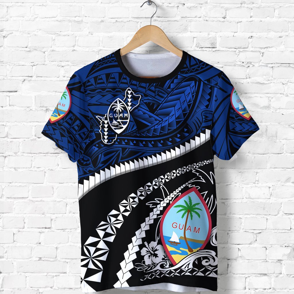 Guam T shirt Polynesian Shark Tattoo - Vibe Hoodie Shop