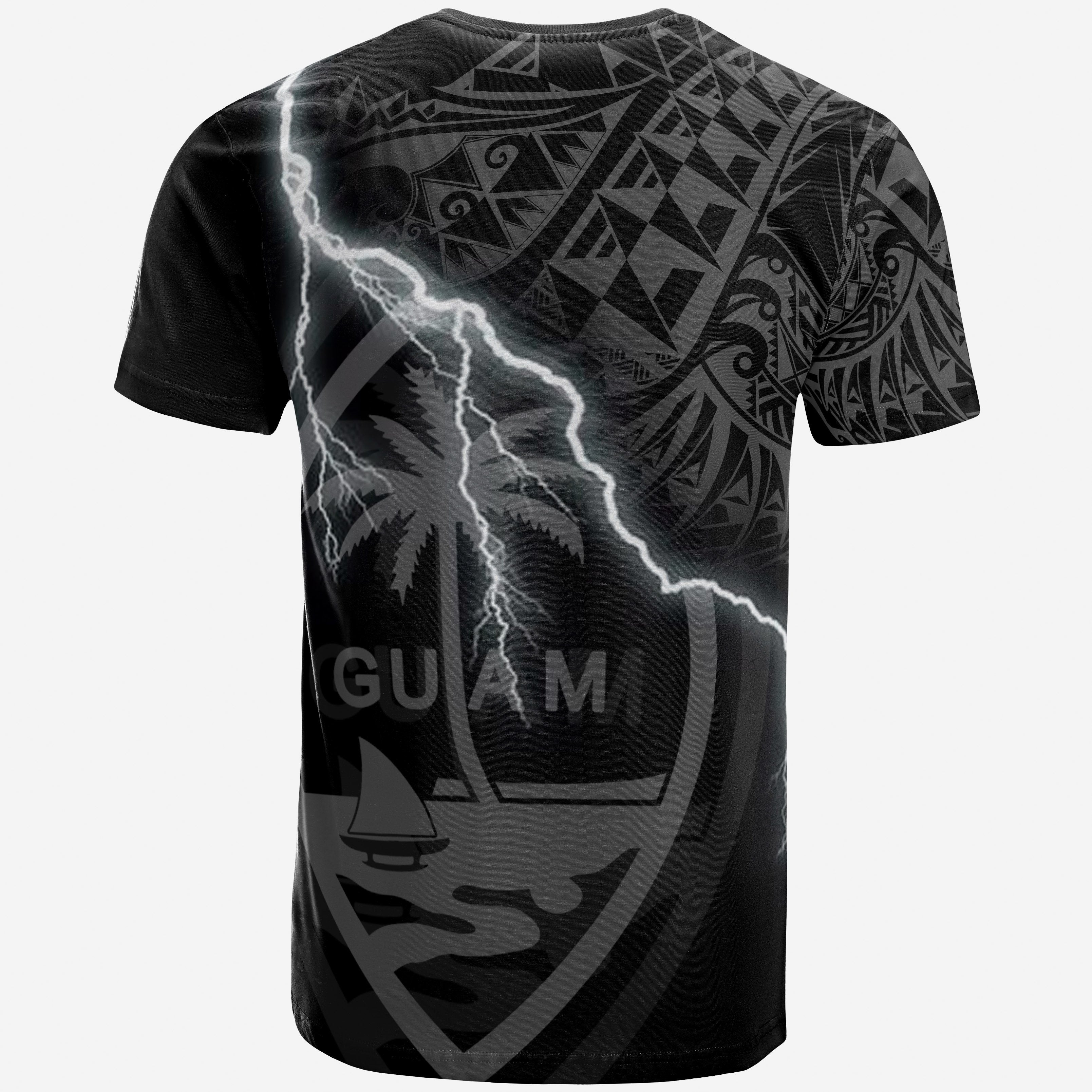 Vibe Hoodie Guam Custom Personalised T shirt - Guam Coat Of Arms Lighting Thunder - Vibe Hoodie Shop