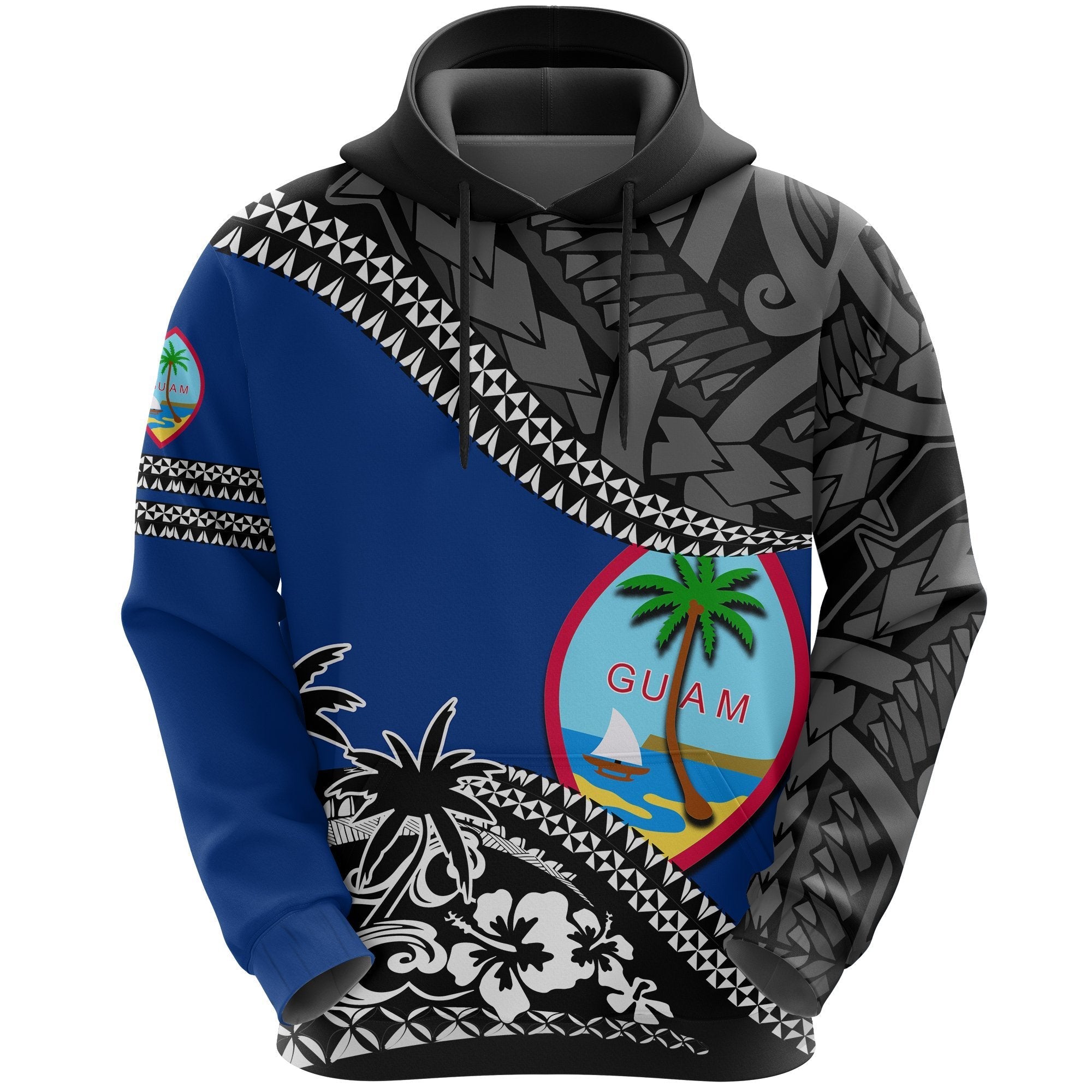 Guam Hoodie Fall In The Wave - Vibe Hoodie Shop