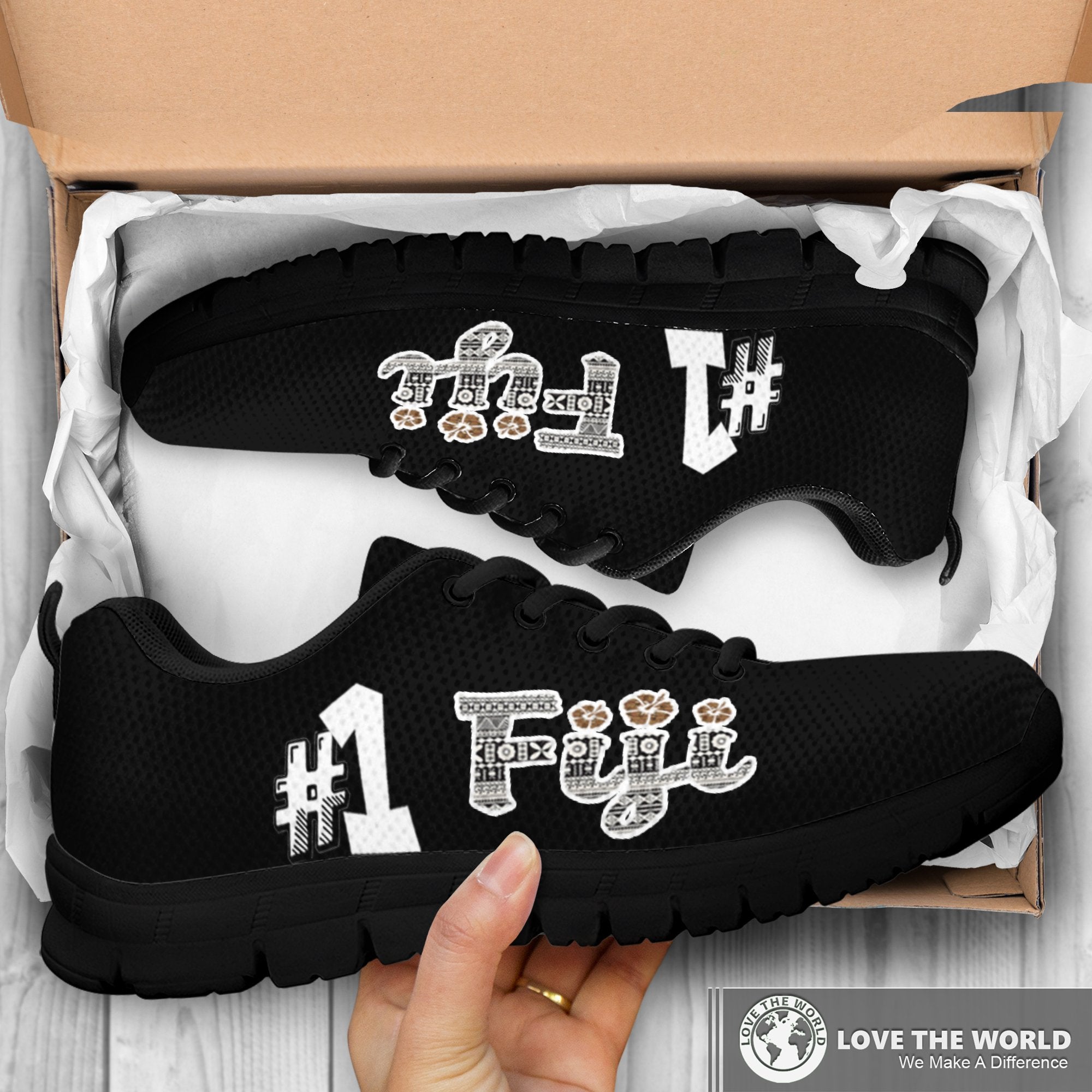 Fiji Sneakers (Shoes) - Hashtag #1 Fiji Is The Best Shoes - Vibe Hoodie Shop