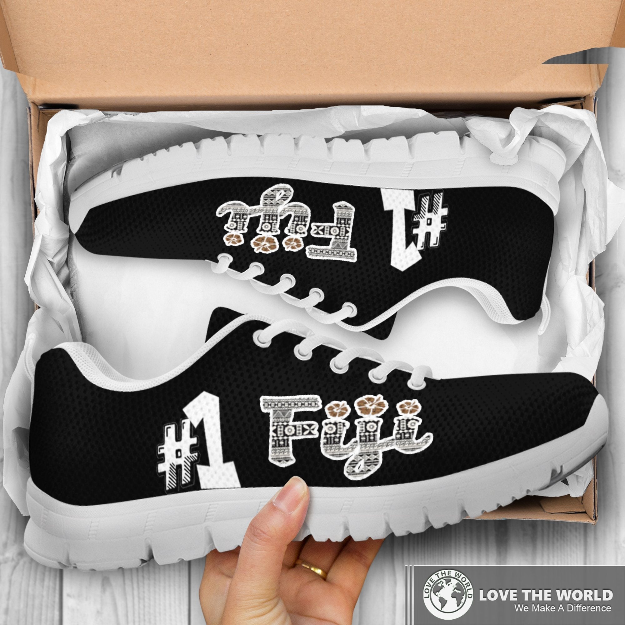 Fiji Sneakers (Shoes) - Hashtag #1 Fiji Is The Best Shoes - Vibe Hoodie Shop