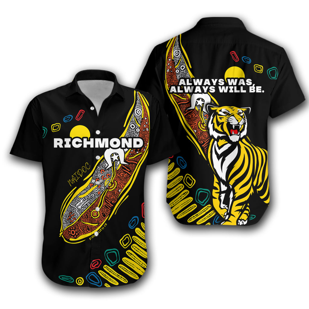 Richmond NAIDOC Week Hawaiian Shirt Tigers Aboriginal Special Style LT16 - Vibe Hoodie Shop