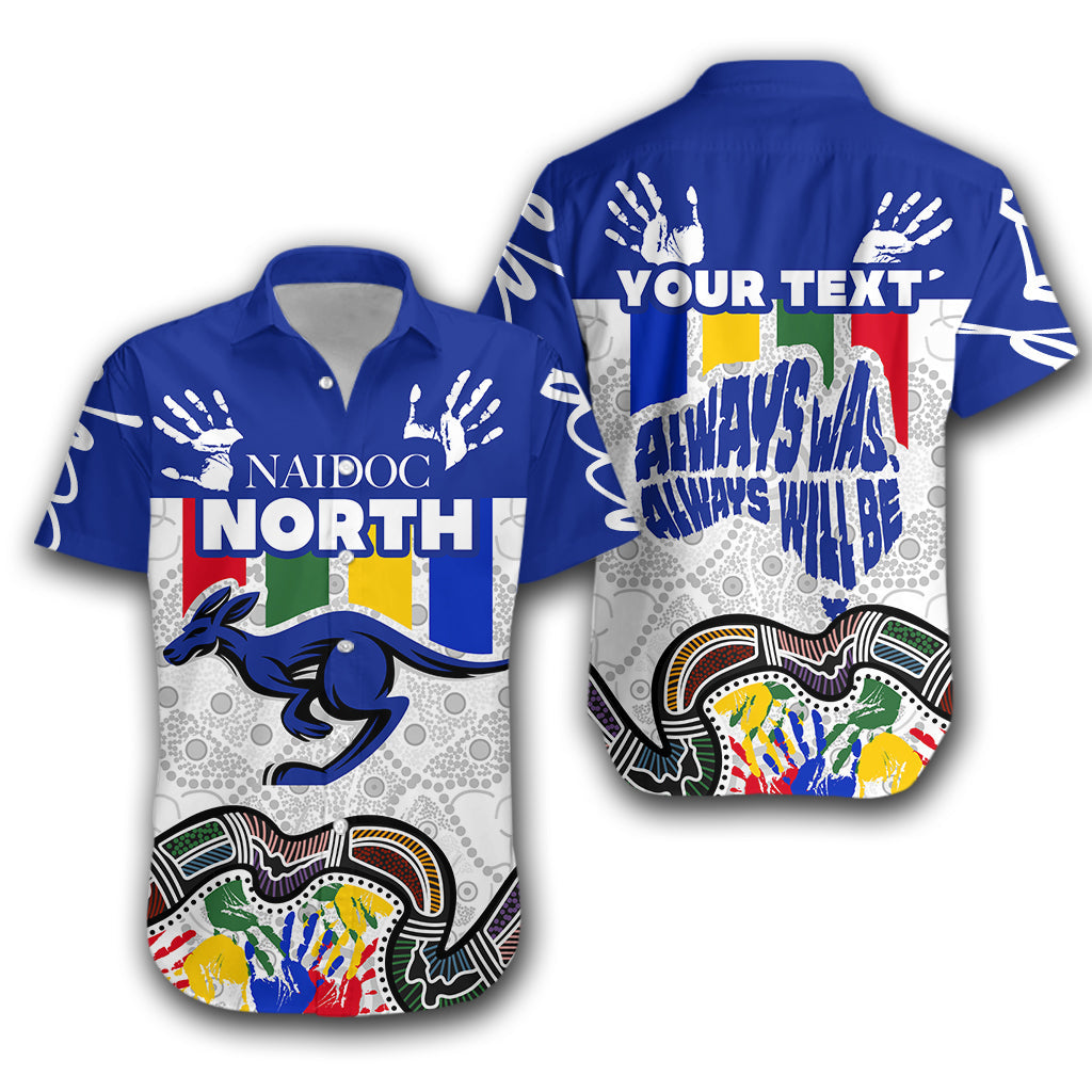 (Custom Personalised) Melbourne Hawaiian Shirt North NAIDOC Week Kangaroos Special Style LT16 - Vibe Hoodie Shop