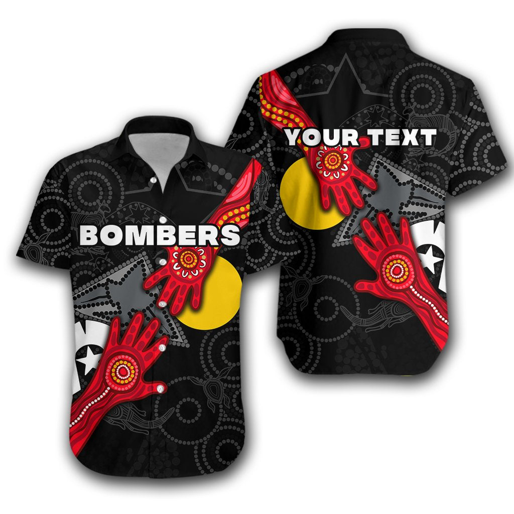 (Custom Personalised) Bombers NAIDOC Week Hawaiian Shirt Essendon Aboriginal - Vibe Hoodie Shop