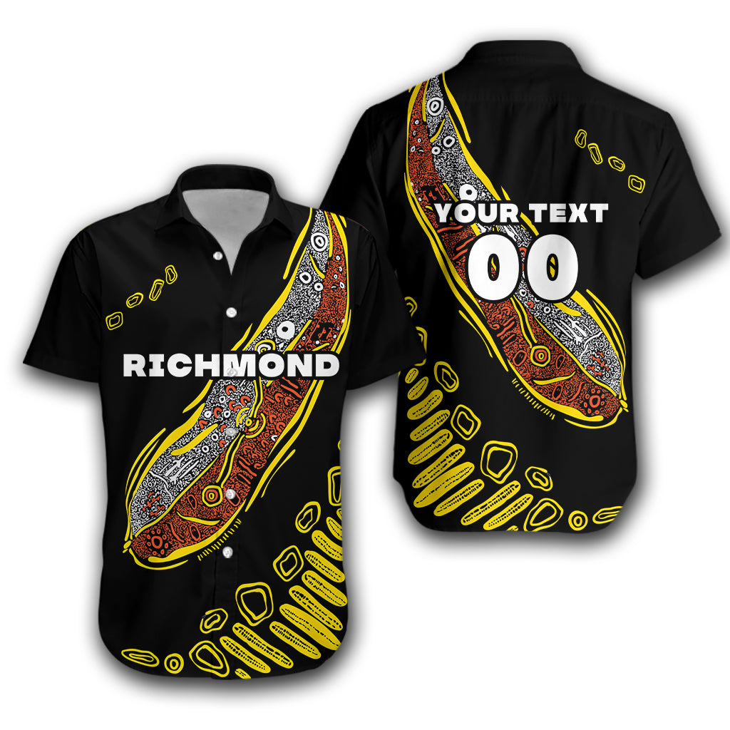 (Custom Personalised) Richmond Hawaiian Shirt Aboriginal Sport Style LT16 - Vibe Hoodie Shop