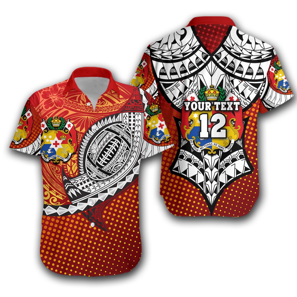 (Custom Personalised) Tonga Rugby Hawaiian Shirt Polynesian Version Special - Vibe Hoodie Shop