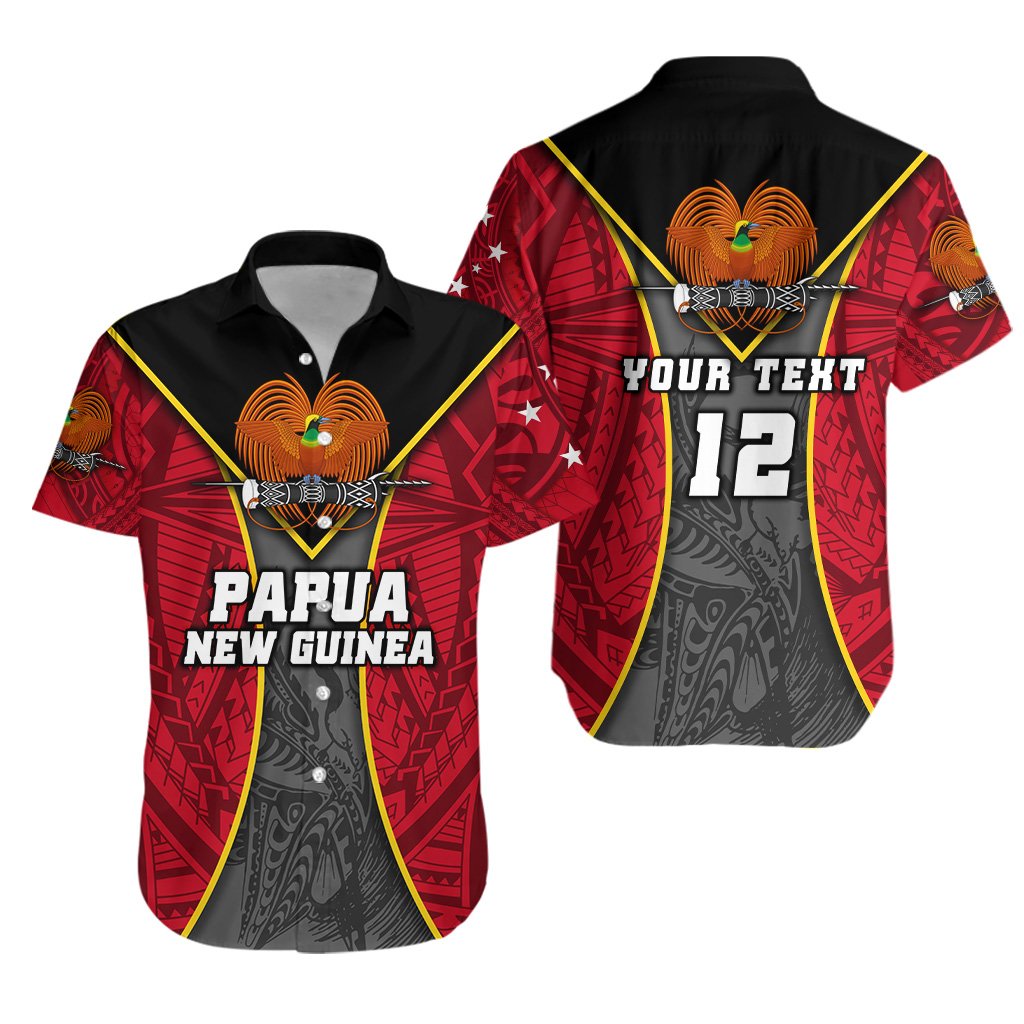 (Custom Personalised) Papua New Guinea Rugby Hawaiian Shirt Style Gown - Vibe Hoodie Shop