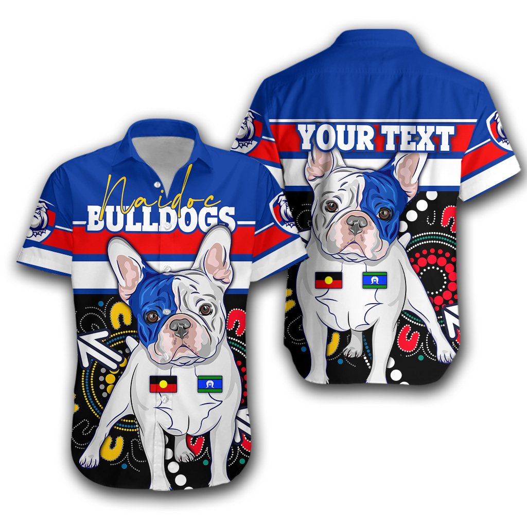 (Custom Personalised) Western Football Bulldogs Hawaiian Shirt NAIDOC Week Aboriginal - Vibe Hoodie Shop