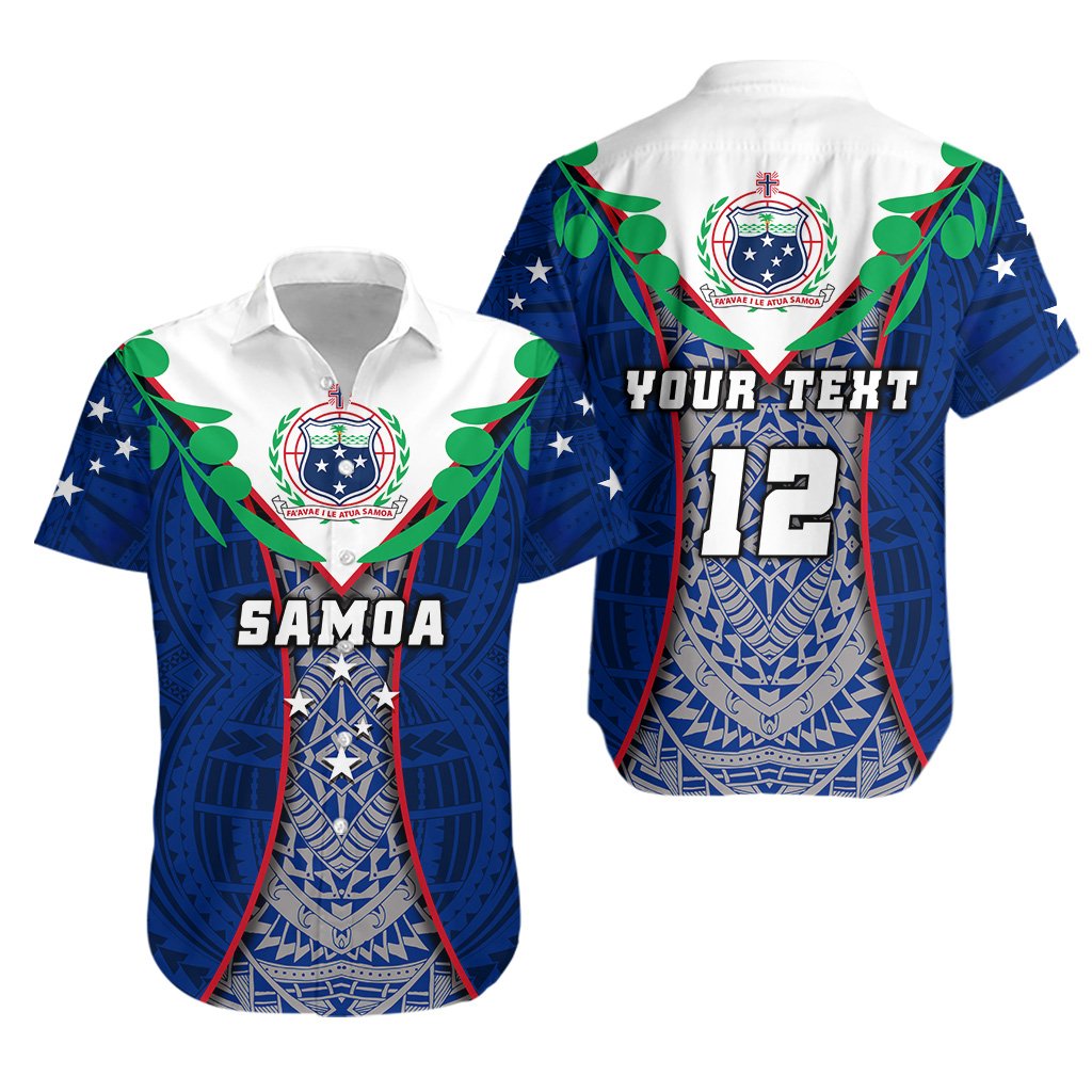 (Custom Personalised) American Samoa Rugby Hawaiian Shirt Style Gown - Vibe Hoodie Shop