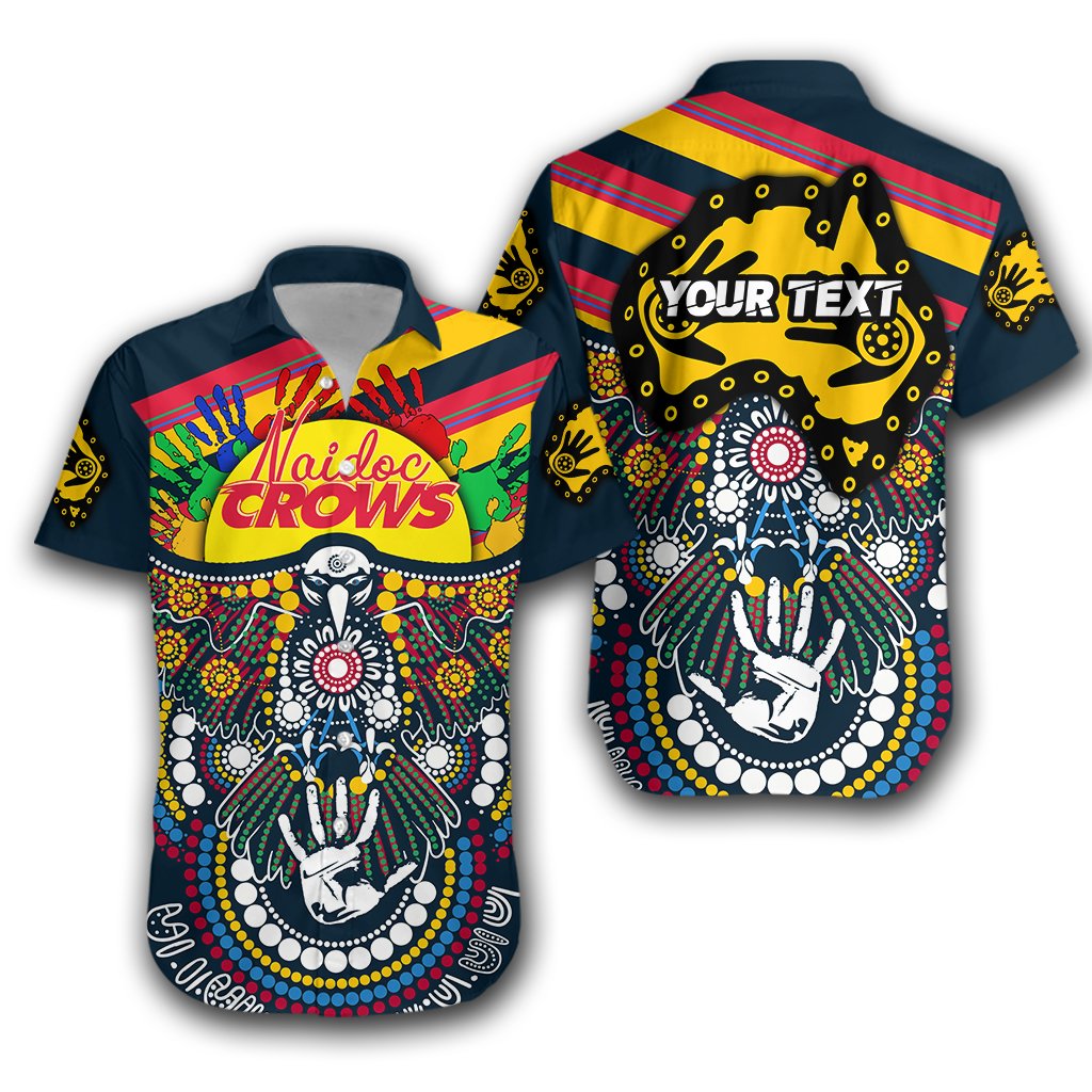 (Custom Personalised) Adelaide NAIDOC Week Hawaiian Shirt Special Crows Aboriginal Sport Style - Vibe Hoodie Shop