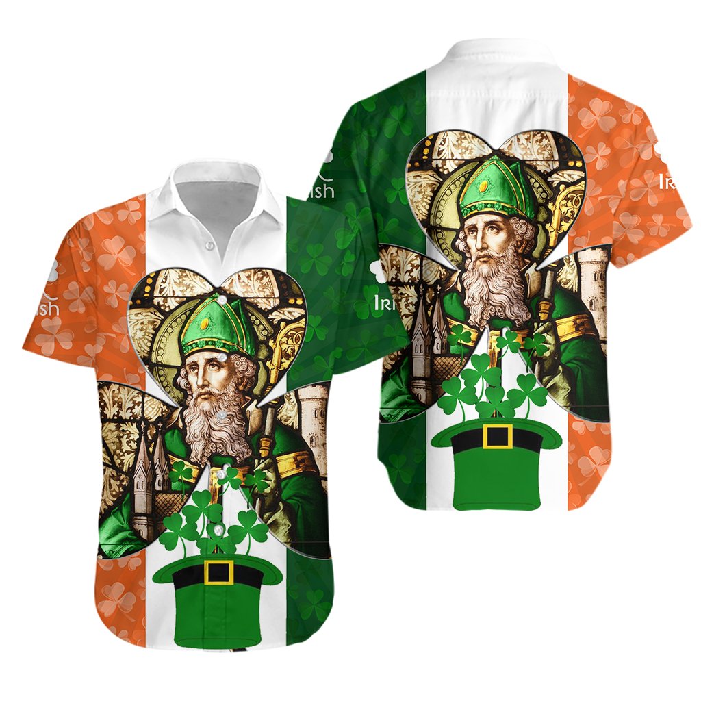 Ireland Hawaiian Shirt Saint Patrick's Day - Vibe Hoodie Shop