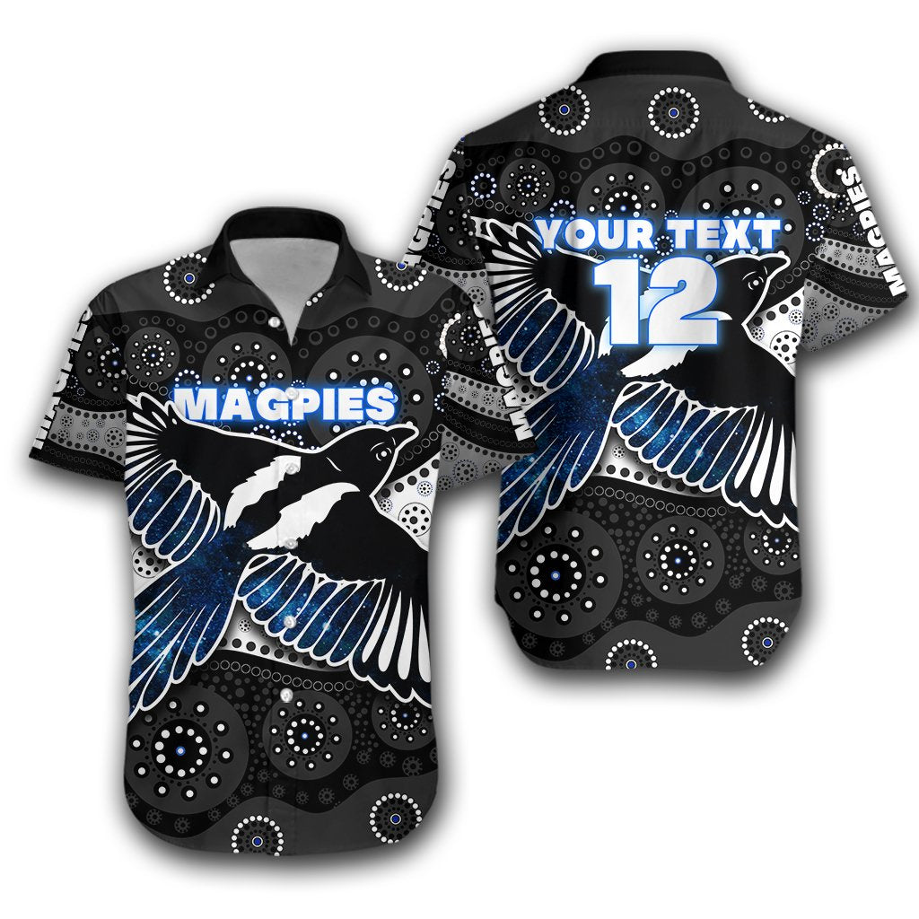 (Custom Personalised) Magpies Hawaiian Shirt Collingwood Special Version - Vibe Hoodie Shop