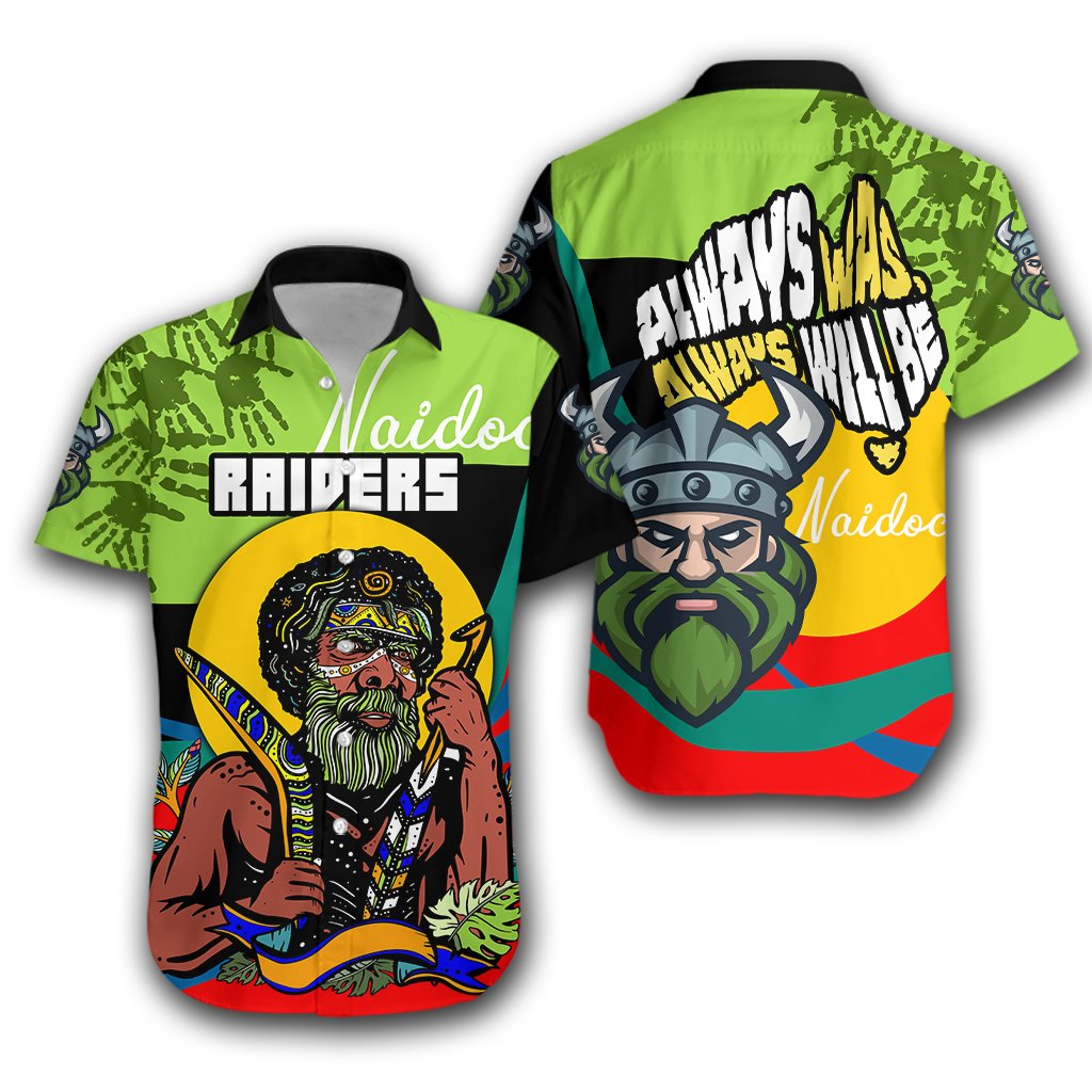 Raiders NAIDOC Week Hawaiian Shirt Canberra Indigenous Sport Special Style - Vibe Hoodie Shop