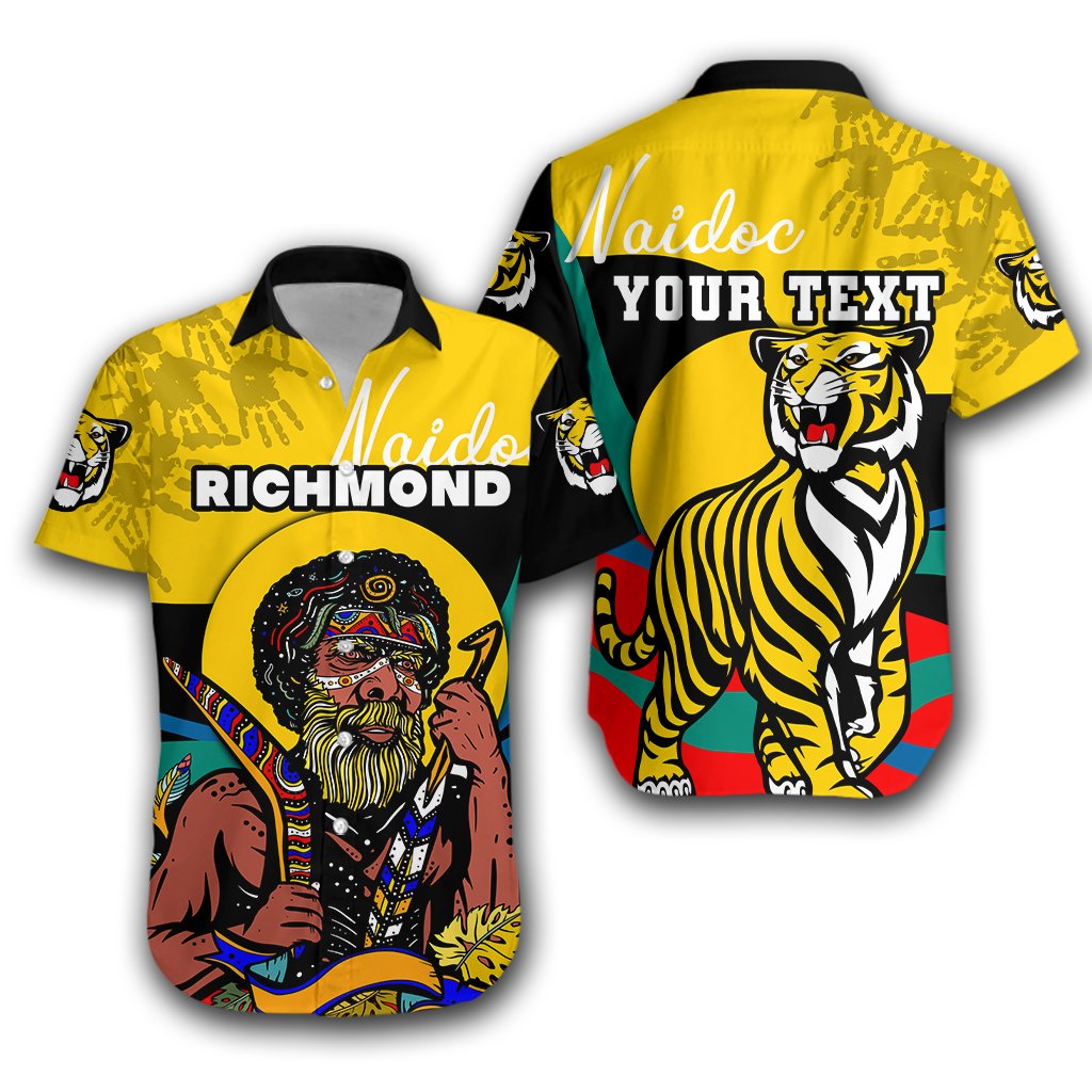 (Custom Personalised) Richmond NAIDOC Week Hawaiian Shirt Tigers Indigenous Special Style - Vibe Hoodie Shop