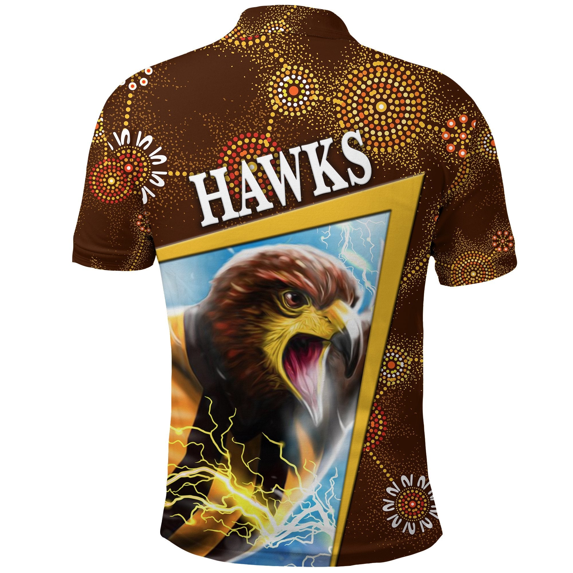 Hawthorn Polo Shirt Hawks Indigenous Limited Edition - Vibe Hoodie Shop