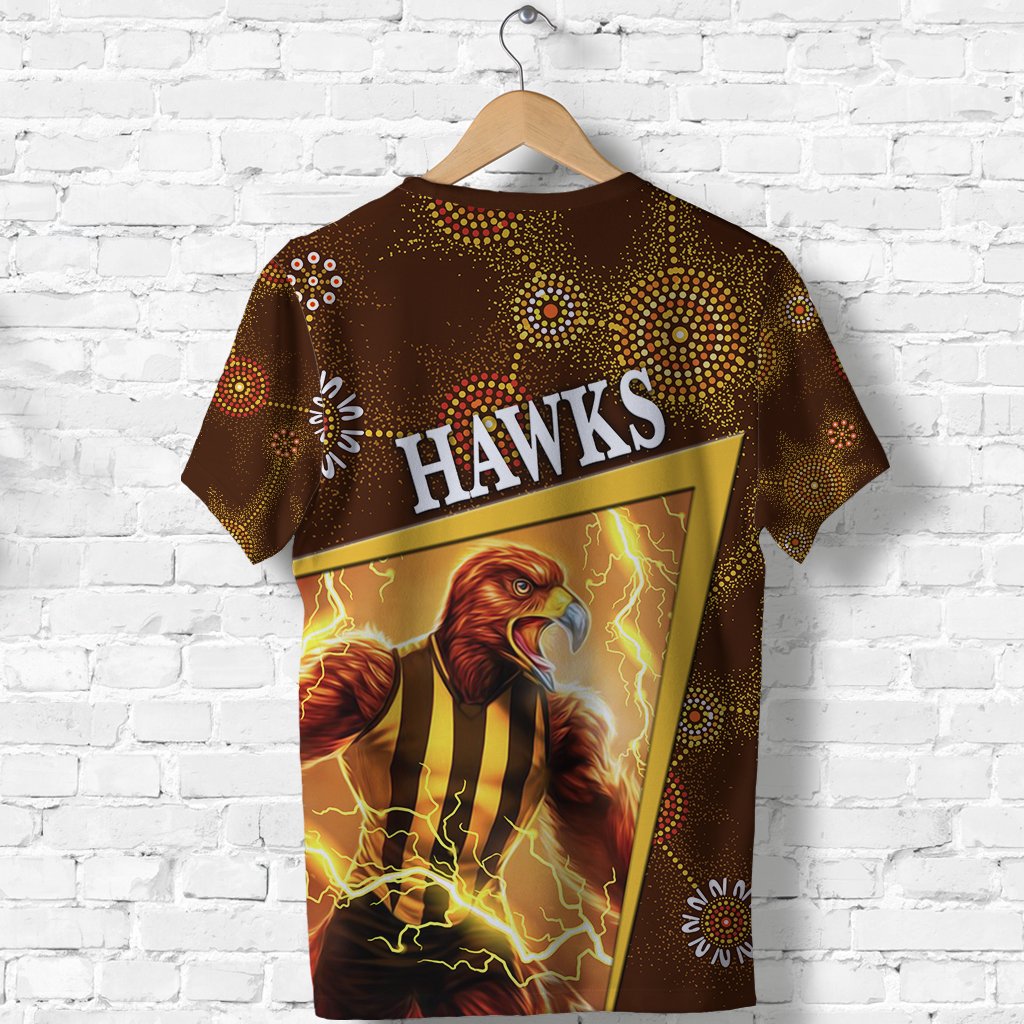 (Custom Personalised) Hawthorn T shirt Hawks Indigenous Limited Edition NO.1 - Vibe Hoodie Shop