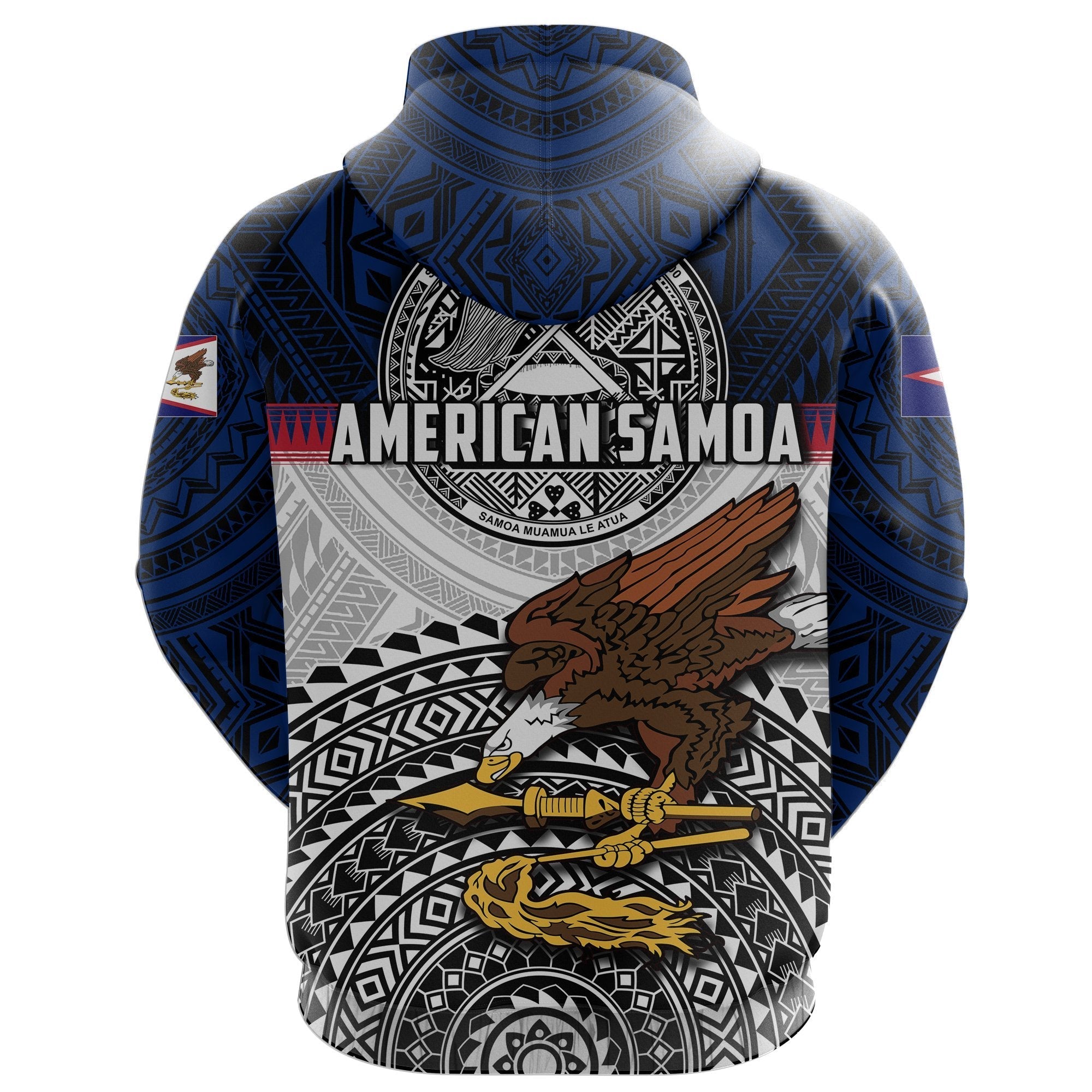 American Samoa All Over Hoodie Polynesian - Vibe Hoodie Shop