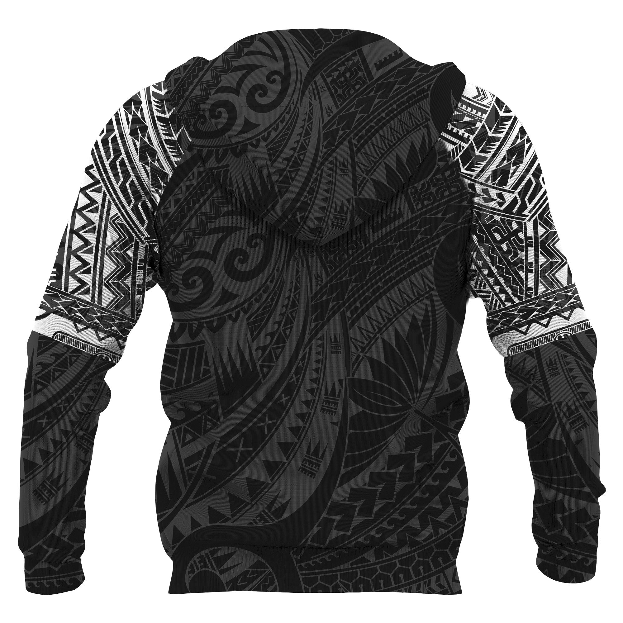 Maori Tattoo Hoodie, New Zealand Hei Matau All Over Print Hoodie - Vibe Hoodie Shop