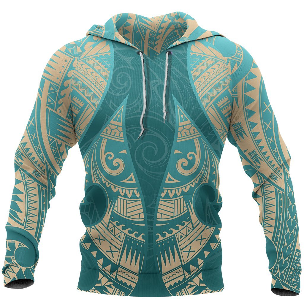 New Zealand Maori Hoodie, Hei Matau Tattoo Pullover Hoodie - Vibe Hoodie Shop