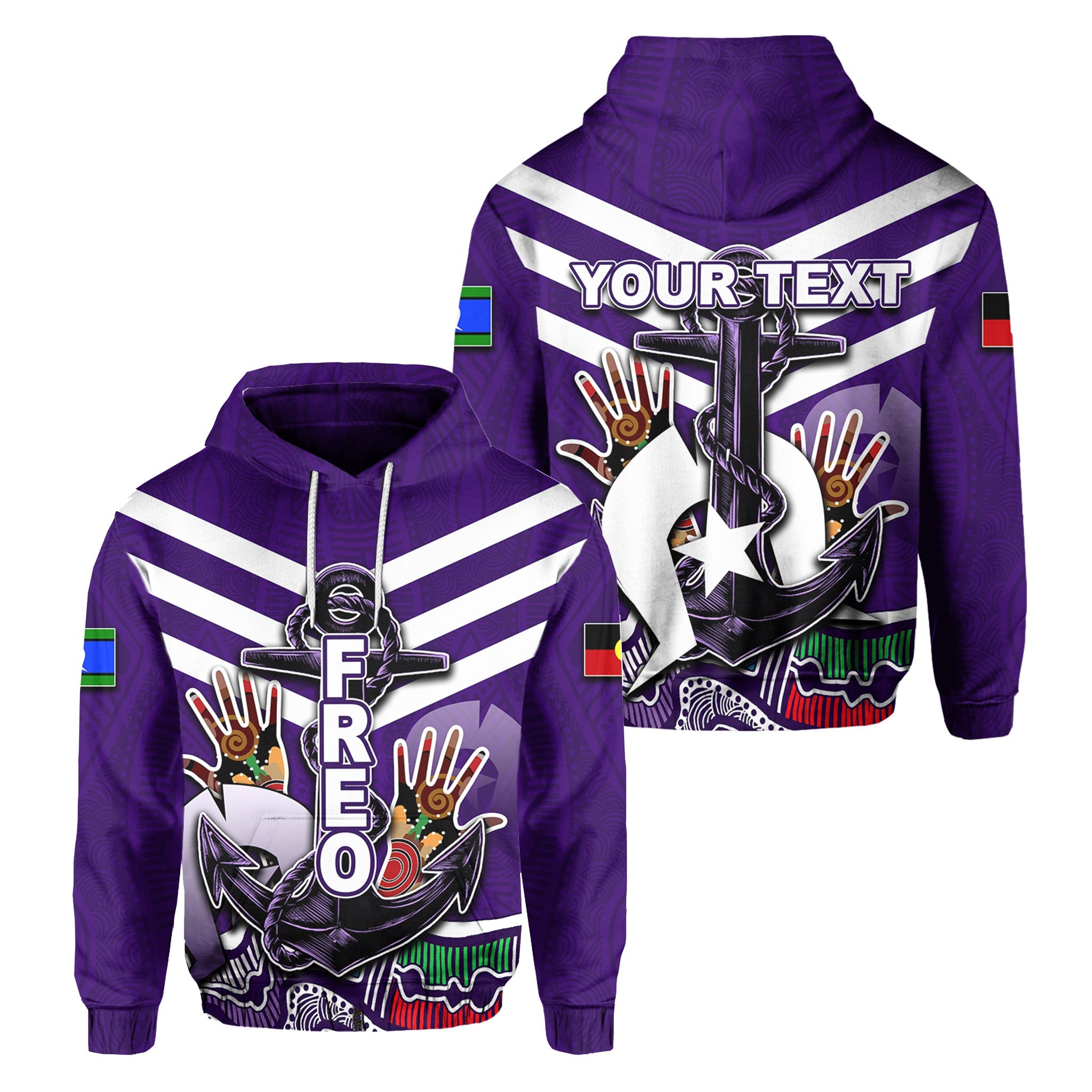 (Custom Personalised) NAIDOC Fremantle Hoodie Freo Torres Strait Islanders LT6 - Vibe Hoodie Shop