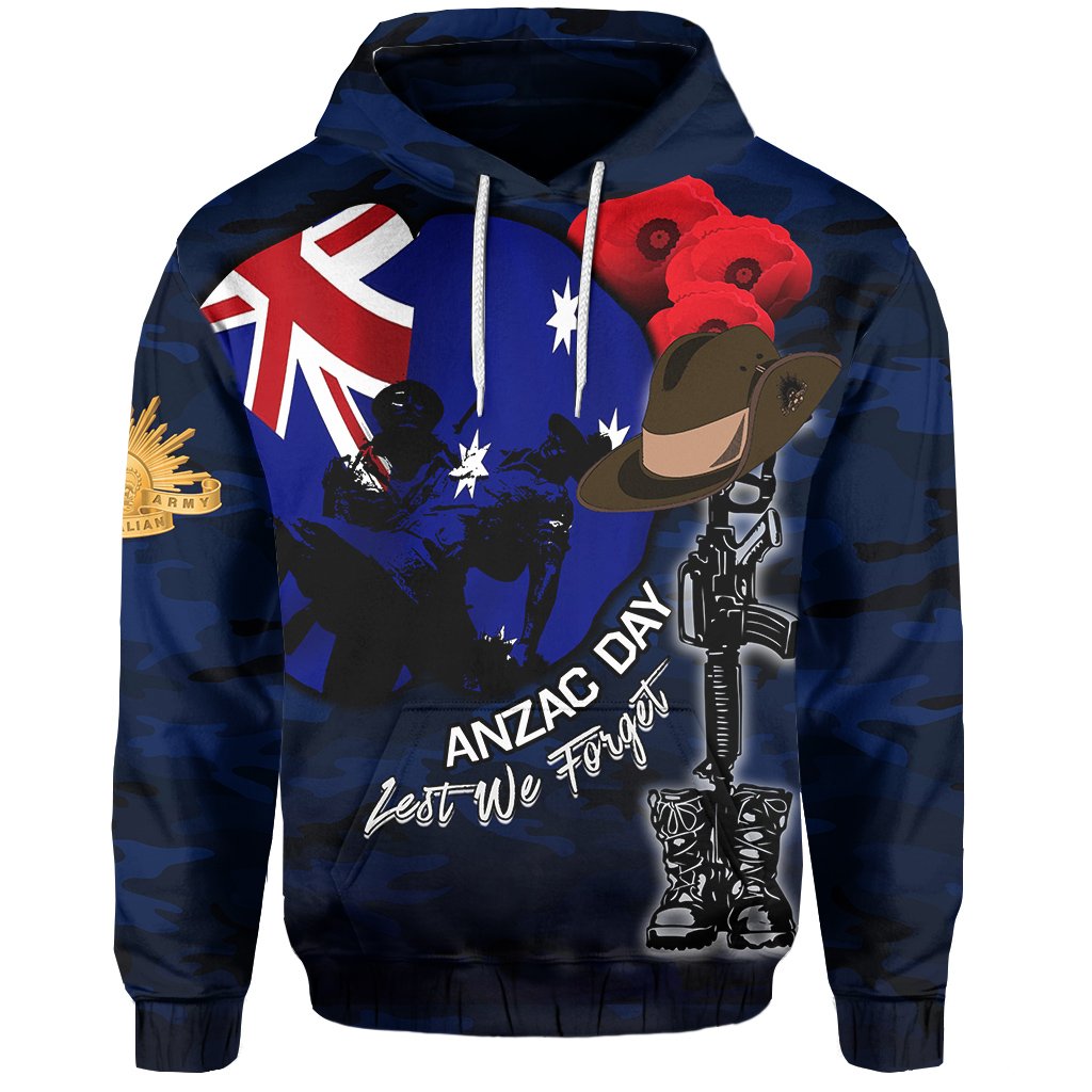 Australia ANZAC Day Hoodie Army No.1 - Vibe Hoodie Shop