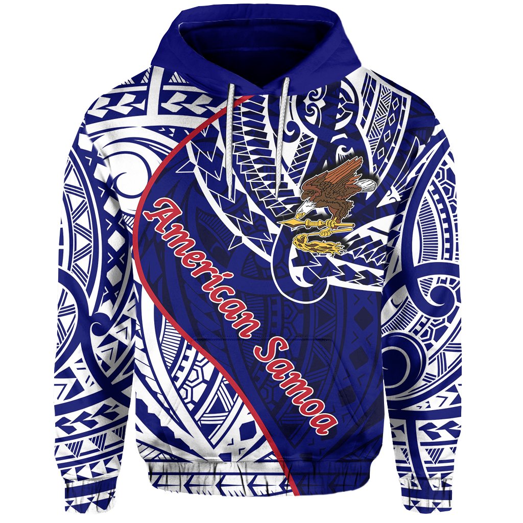 American Samoa Eagles In Heart Hoodie - Vibe Hoodie Shop