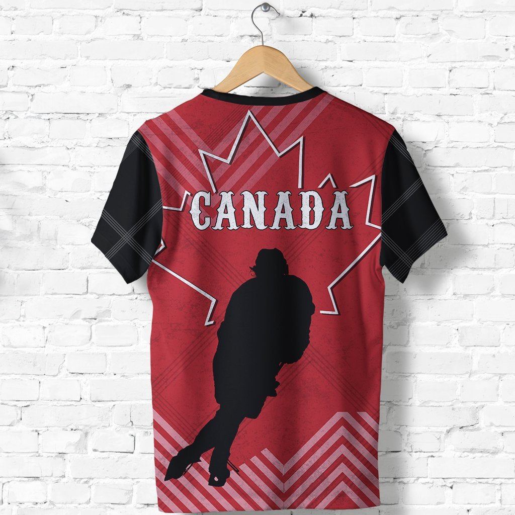 Canada Hockey T shirt Maple Leaf - Vibe Hoodie Shop