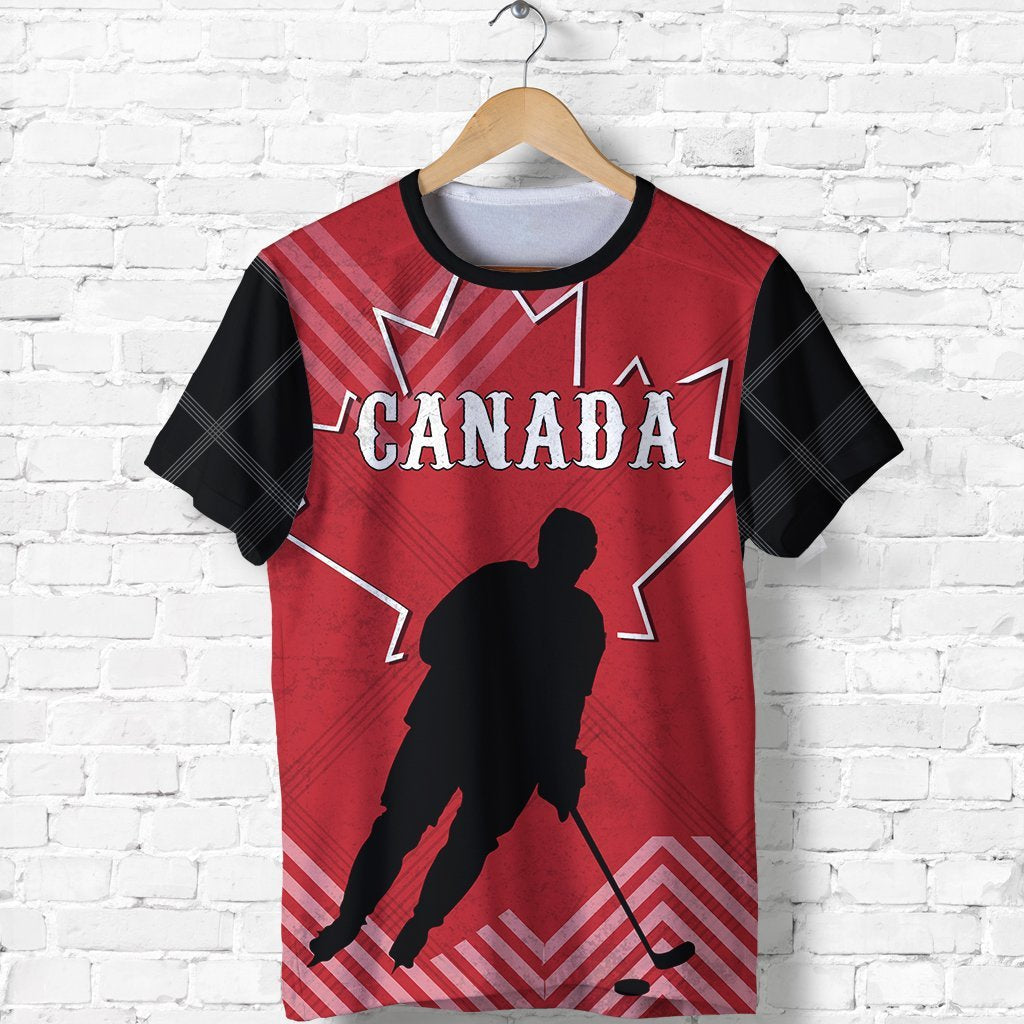 Canada Hockey T shirt Maple Leaf - Vibe Hoodie Shop