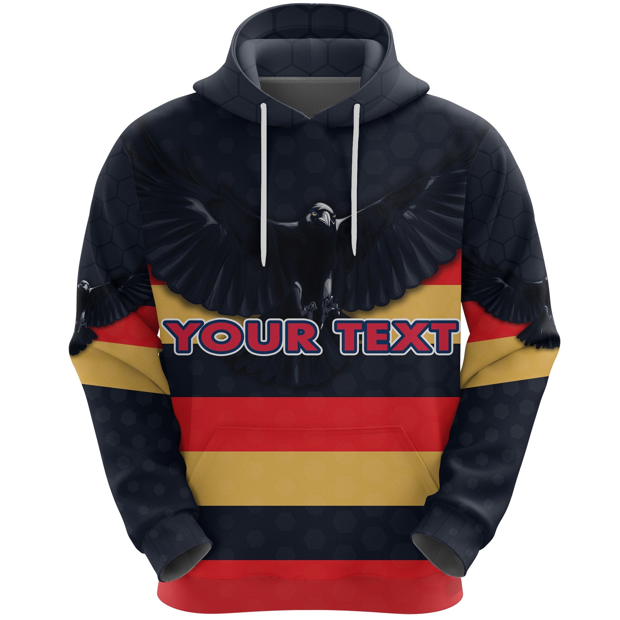 (Custom Personalised) Adelaide Hoodie Original Crows - Vibe Hoodie Shop