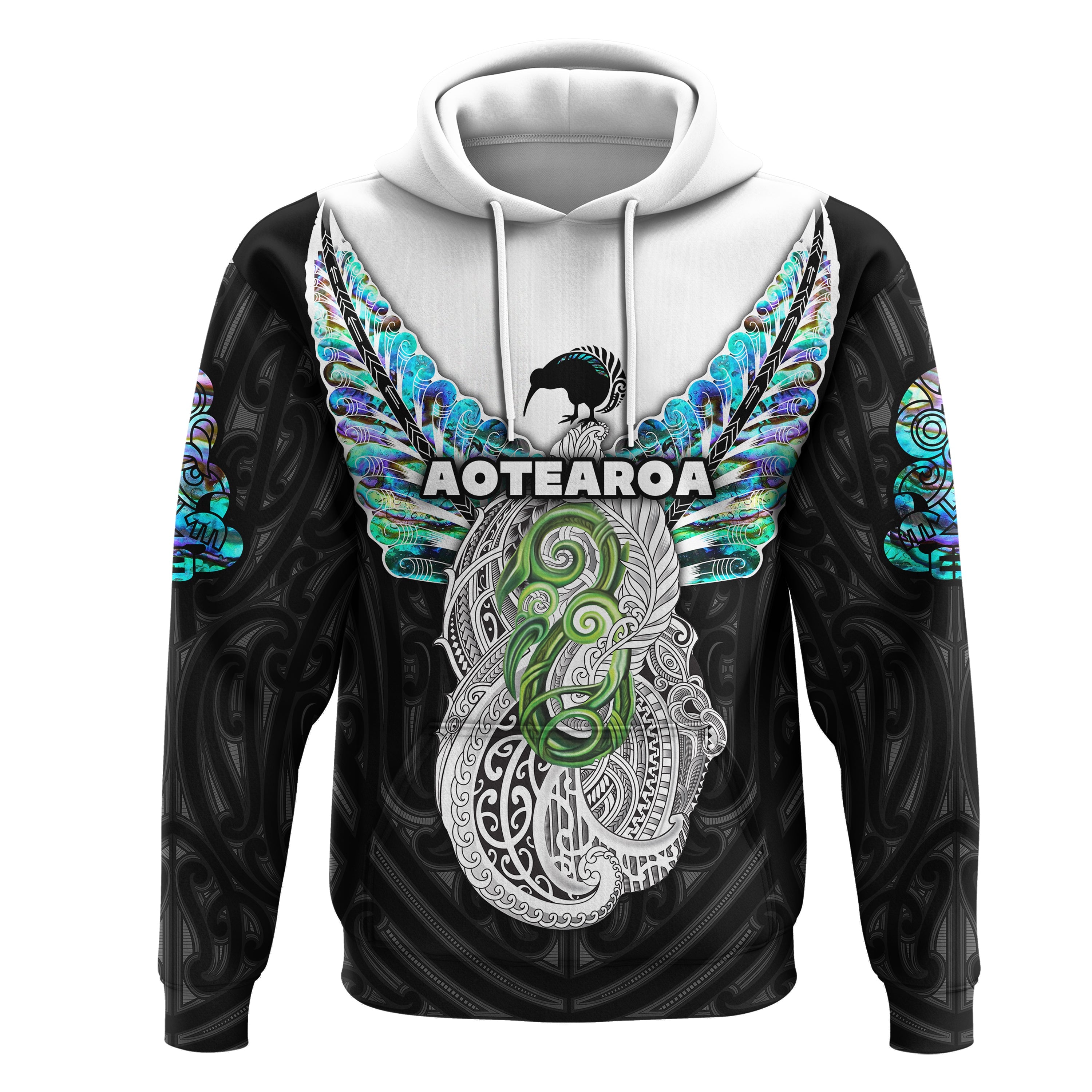 (Custom Personalised) Maori Aotearoa Hoodie New Zealand Simple Sport Style LT16 - Vibe Hoodie Shop