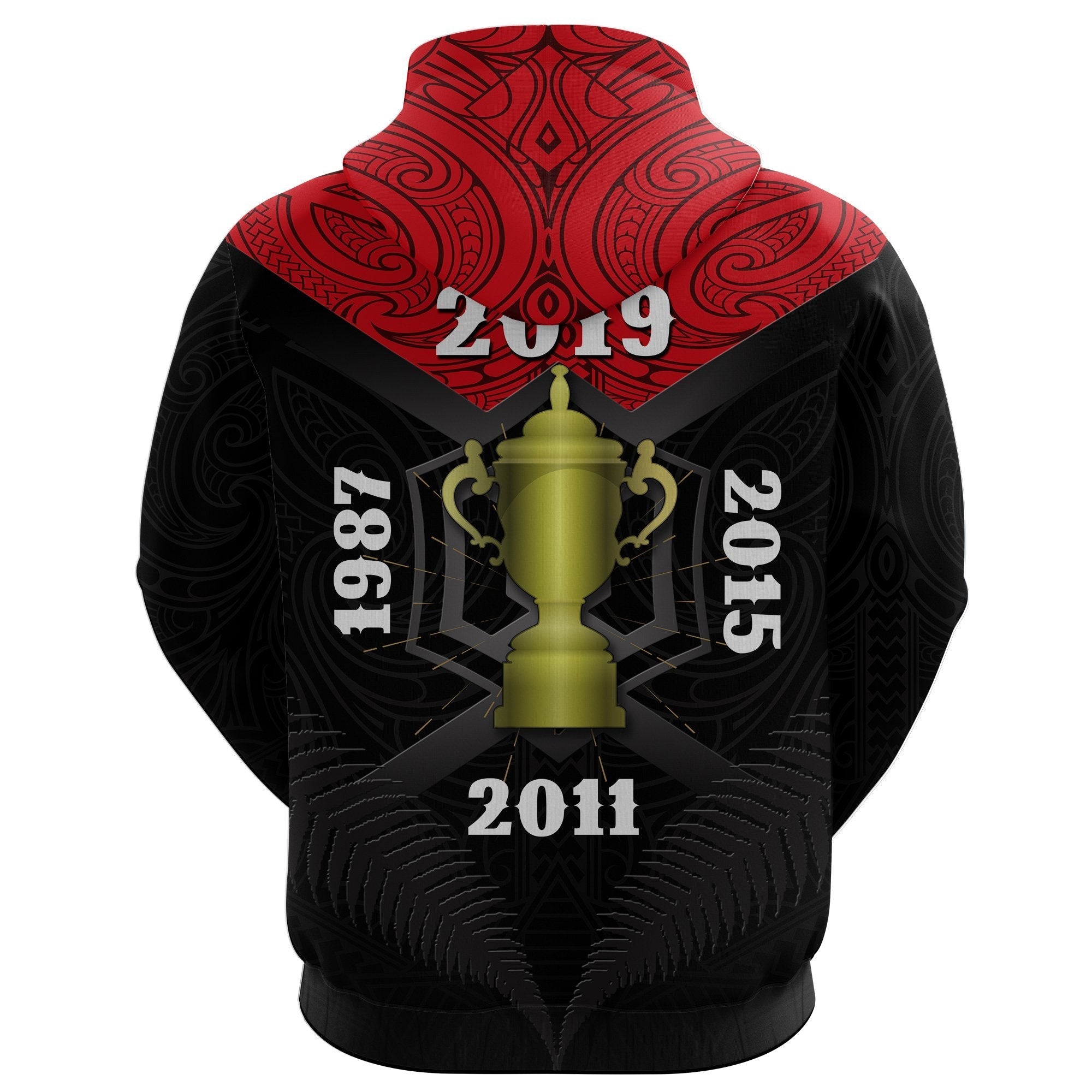 New Zealand Zip Hoodie Champion Rugby World Cup 2019 - Vibe Hoodie Shop