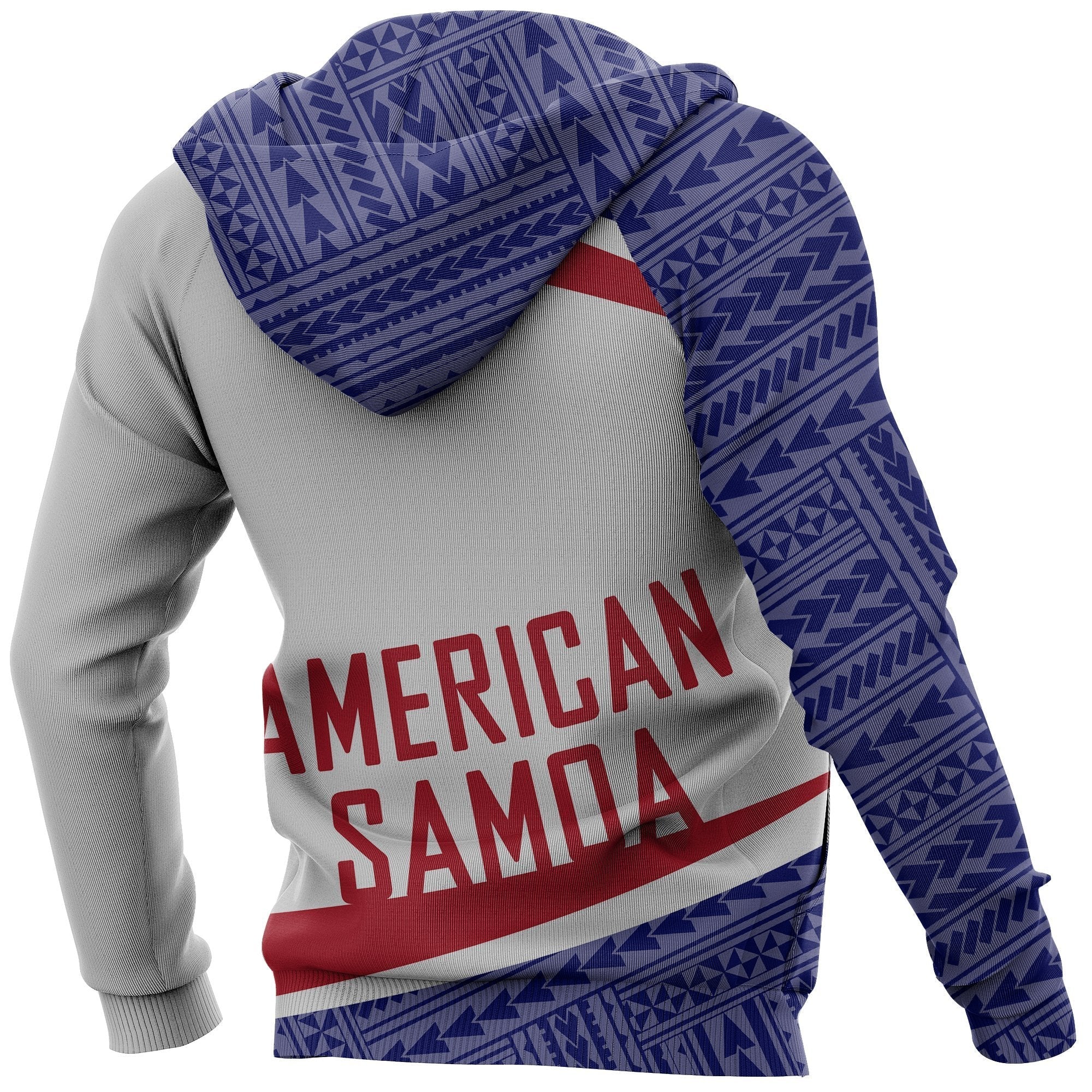 American Samoa Hoodie - Circle Blue Ver 2.0 - Vibe Hoodie Shop