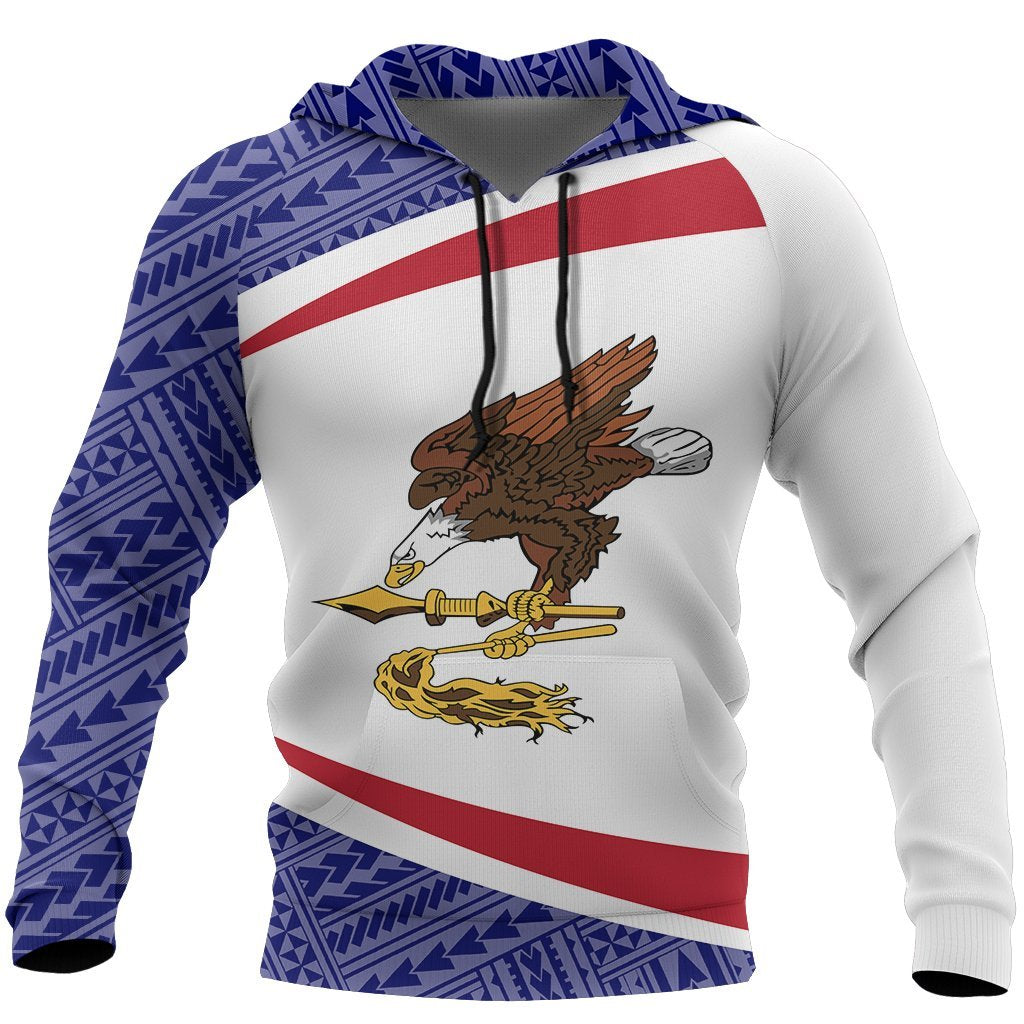 American Samoa Hoodie - Circle Blue Ver 2.0 - Vibe Hoodie Shop