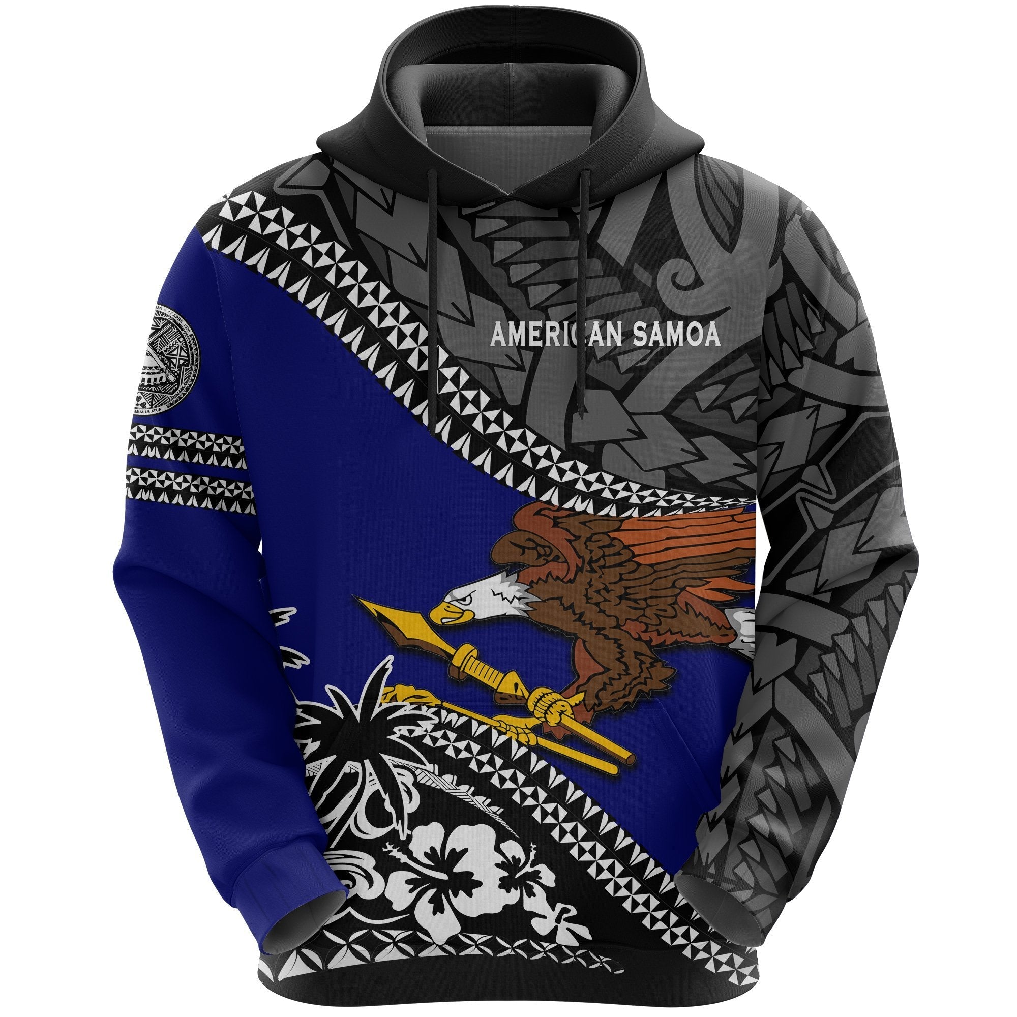 American Samoa Hoodie Fall In The Wave - Vibe Hoodie Shop