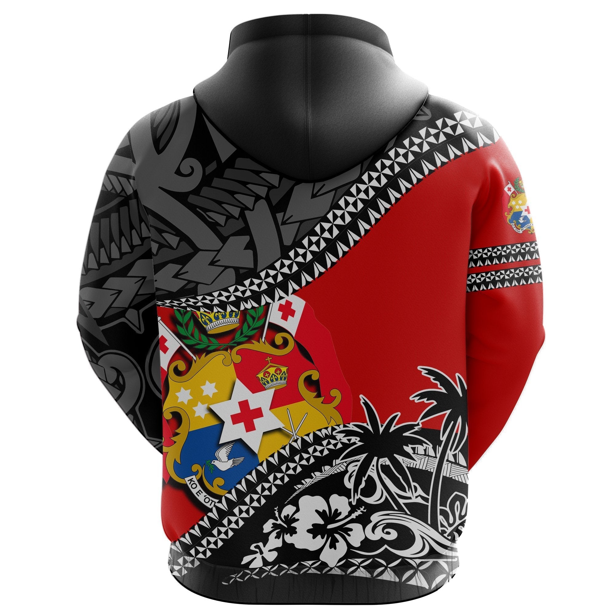 Hoodie Tonga Polynesian Style Fall In The Wave - Vibe Hoodie Shop