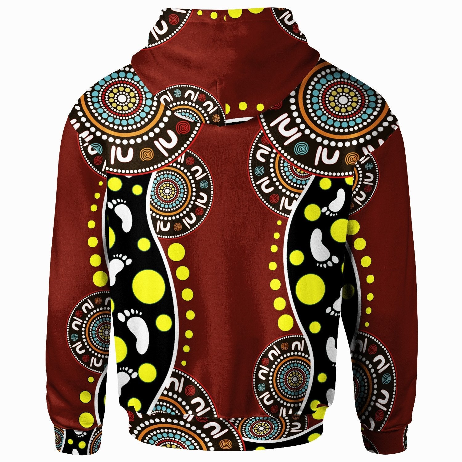 Aboriginal Zip Up Hoodie - Aboriginal Flag Aboriginal Lives Matter Sticker - Vibe Hoodie Shop