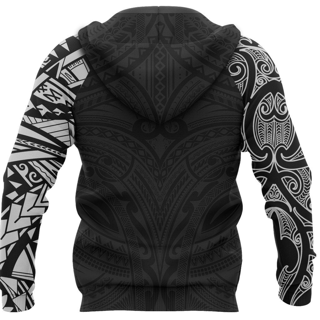 New Zealand Hoodie, Maori Polynesian Tattoo - Vibe Hoodie Shop