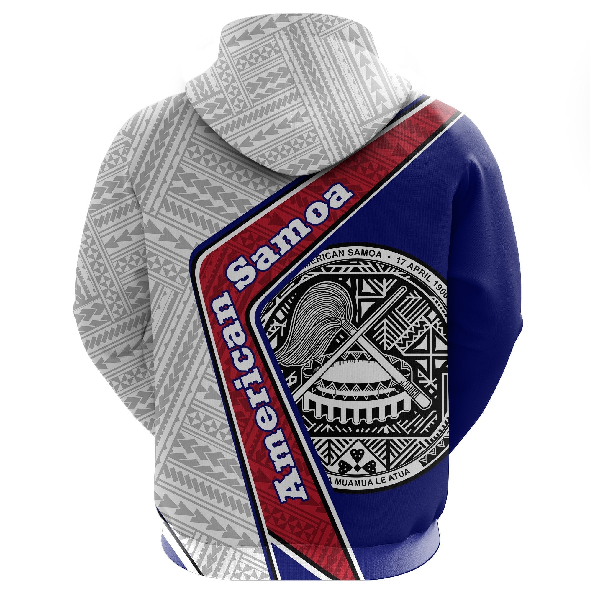 American Samoa Hoodie - Polynesian Coat Of Arms - Vibe Hoodie Shop